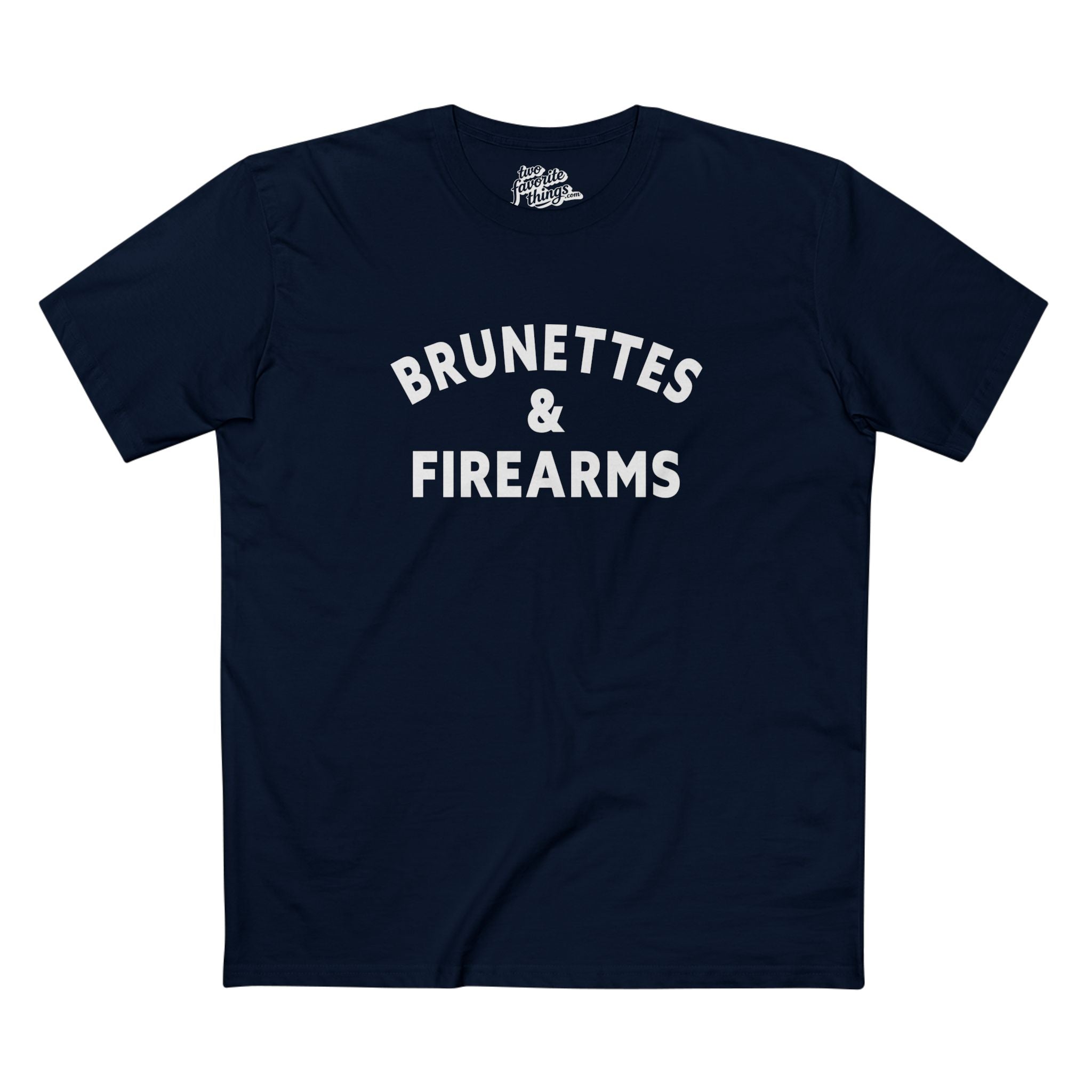 Brunettes & Firearms Crew Tee