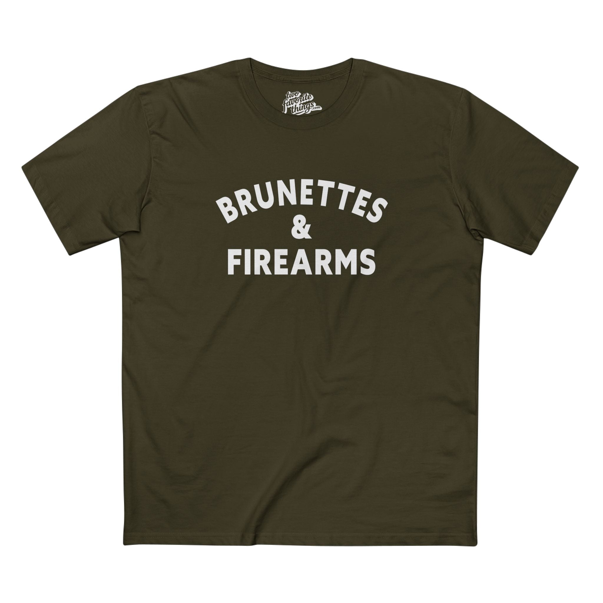 Brunettes & Firearms Crew Tee
