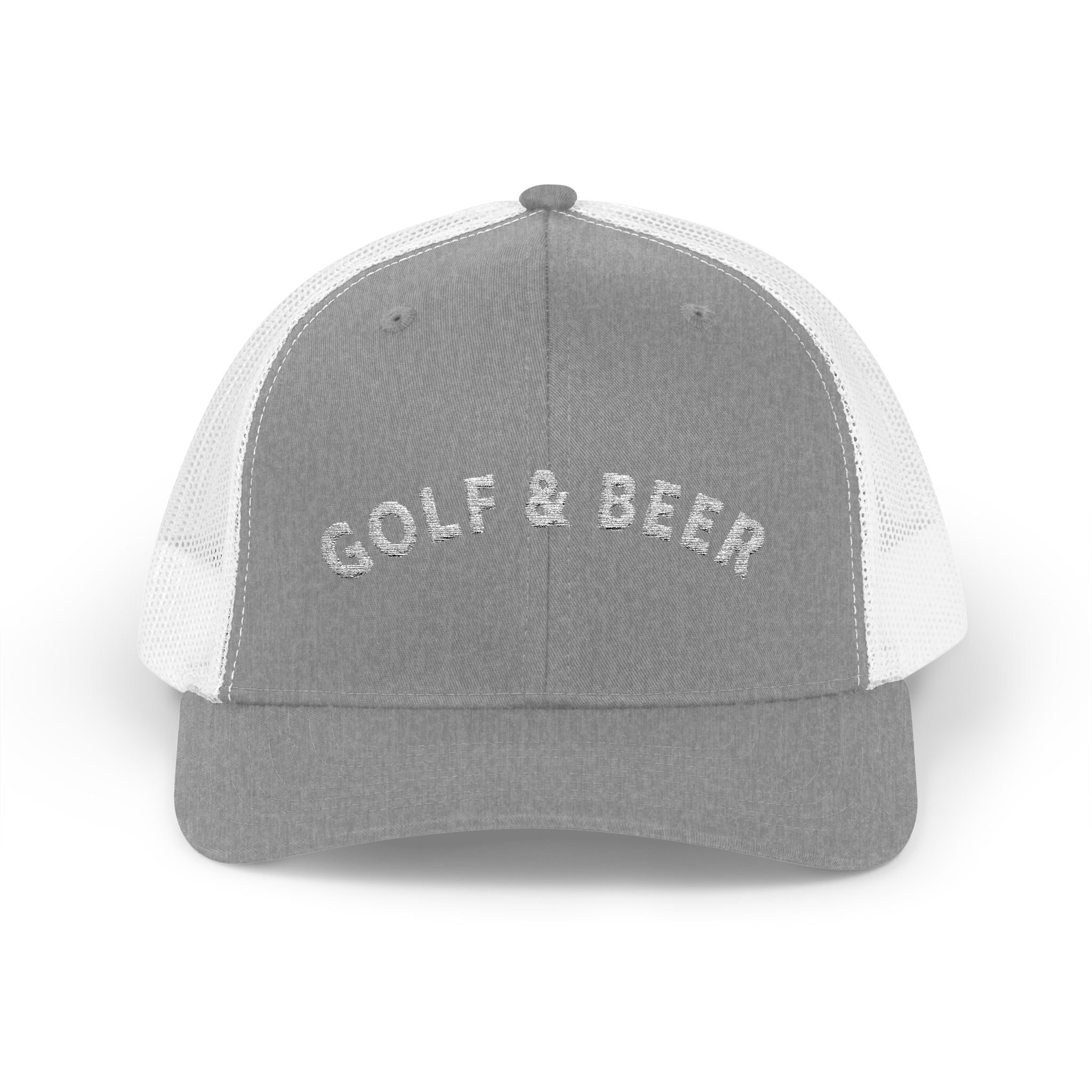 Golf & Beer Snapback Trucker Hat