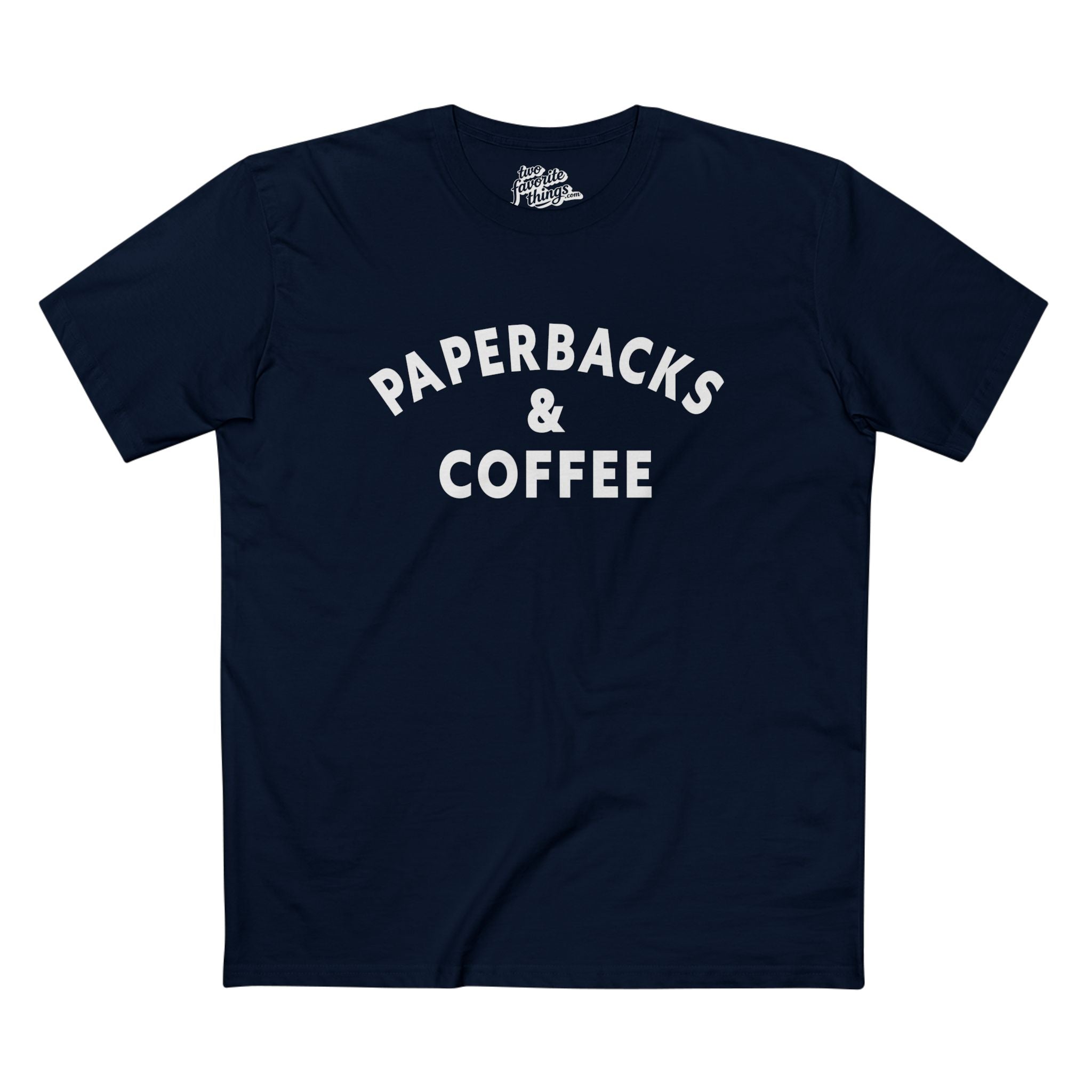 Paperbacks & Coffee Crew Tee