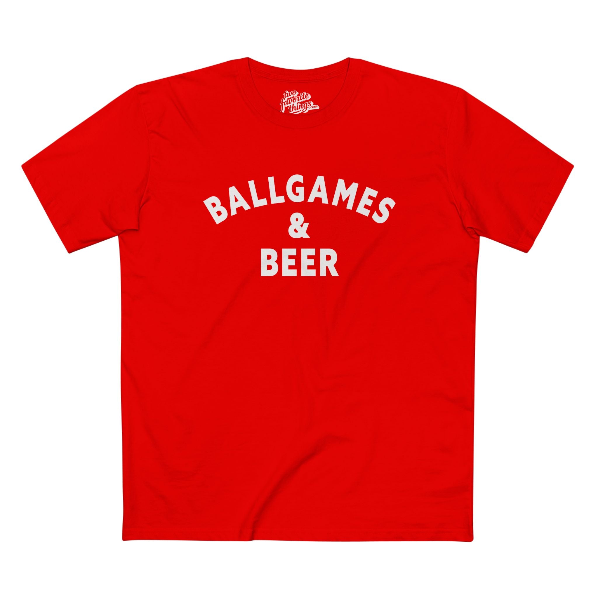 Ballgames & Beer Crew Tee