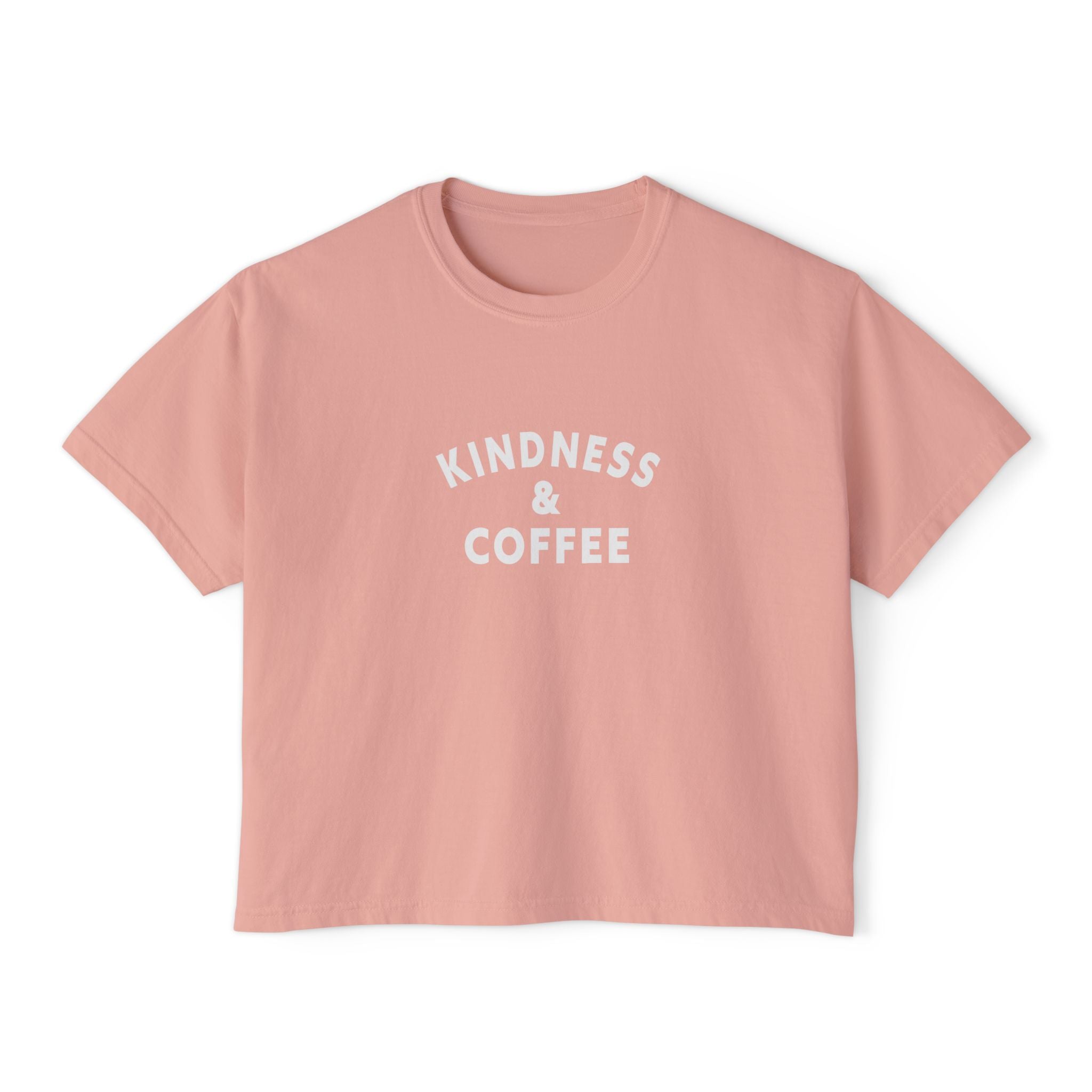 Kindness & Coffee Women's Boxy Tee