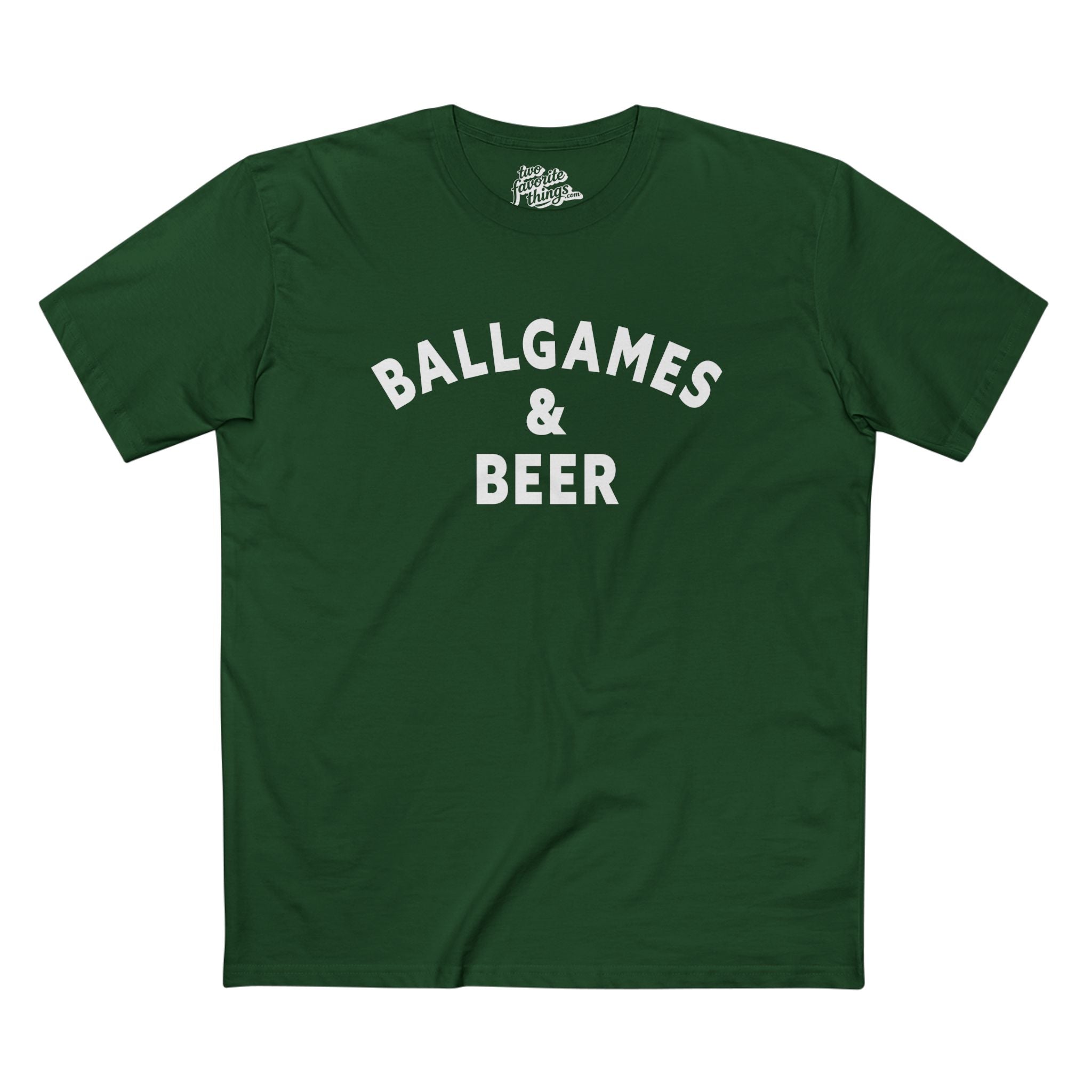 Ballgames & Beer Crew Tee