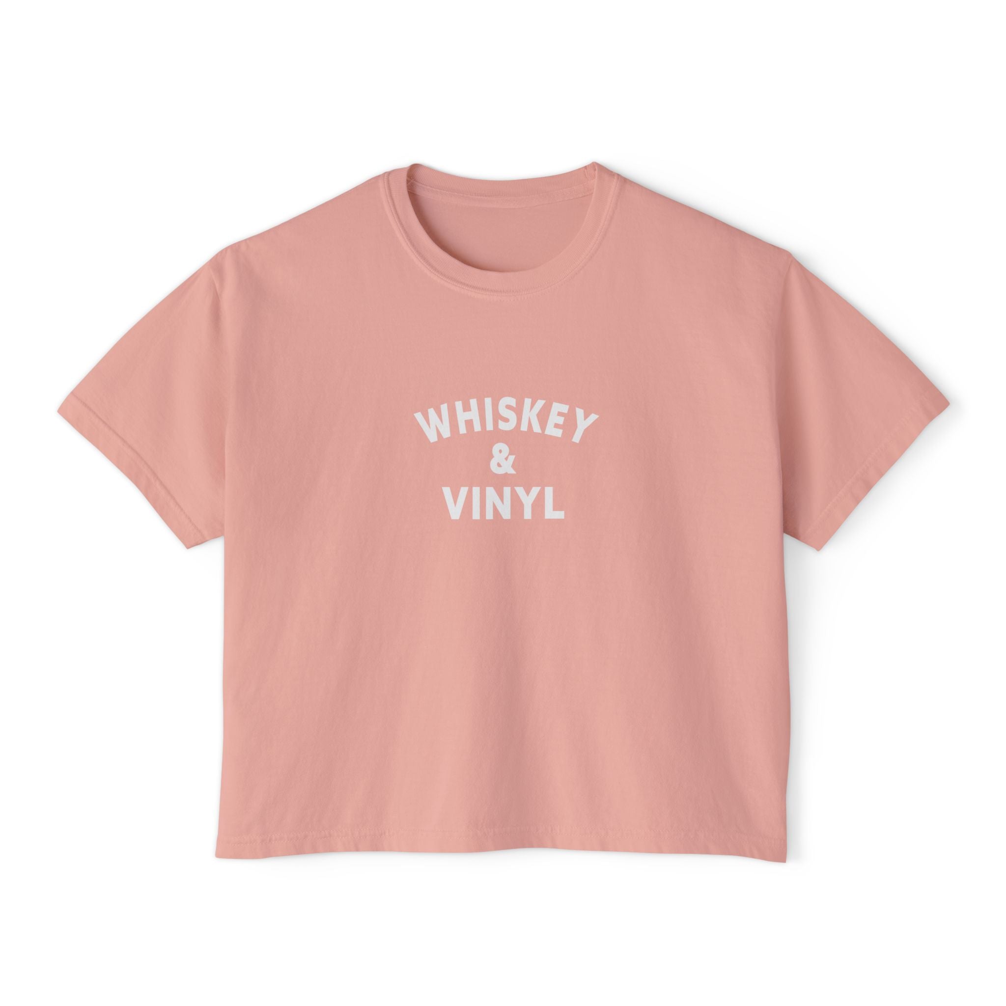 Whiskey & Vinyl Women's Boxy Tee