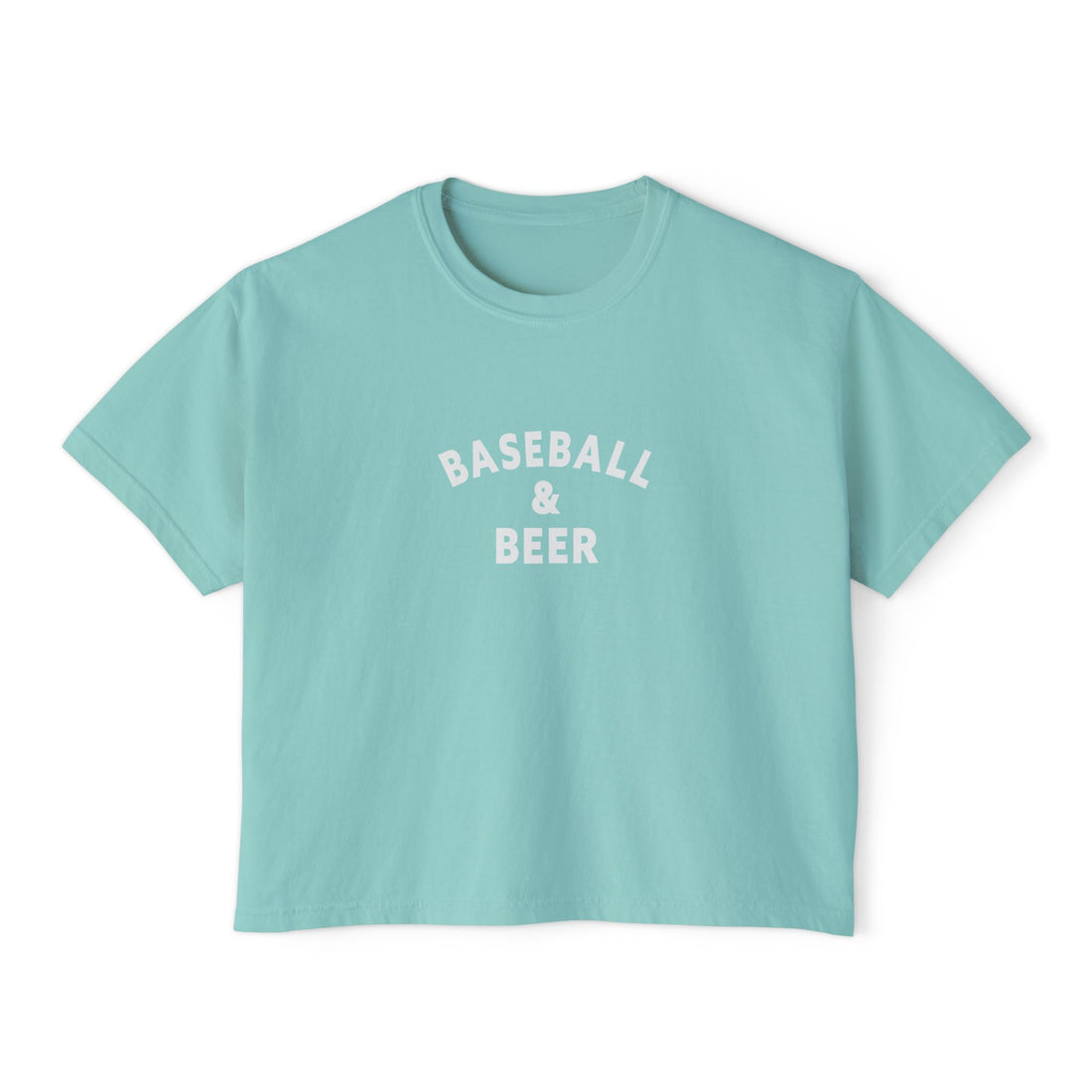 Baseball & Beer Women's Boxy Tee