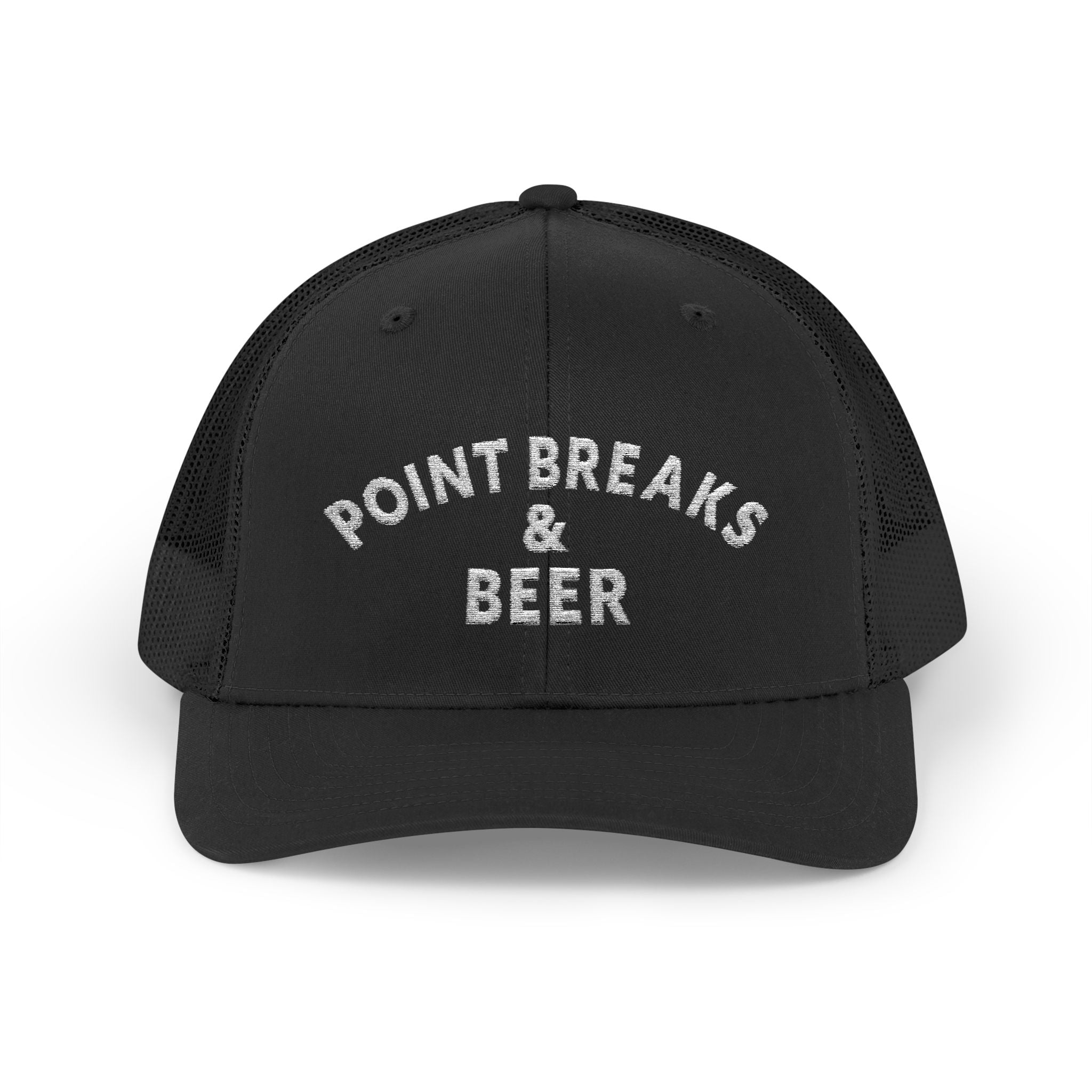 Point Breaks & Beer Snapback Trucker Cap