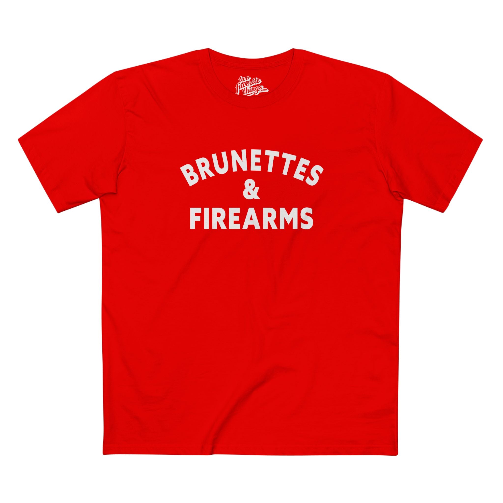 Brunettes & Firearms Crew Tee