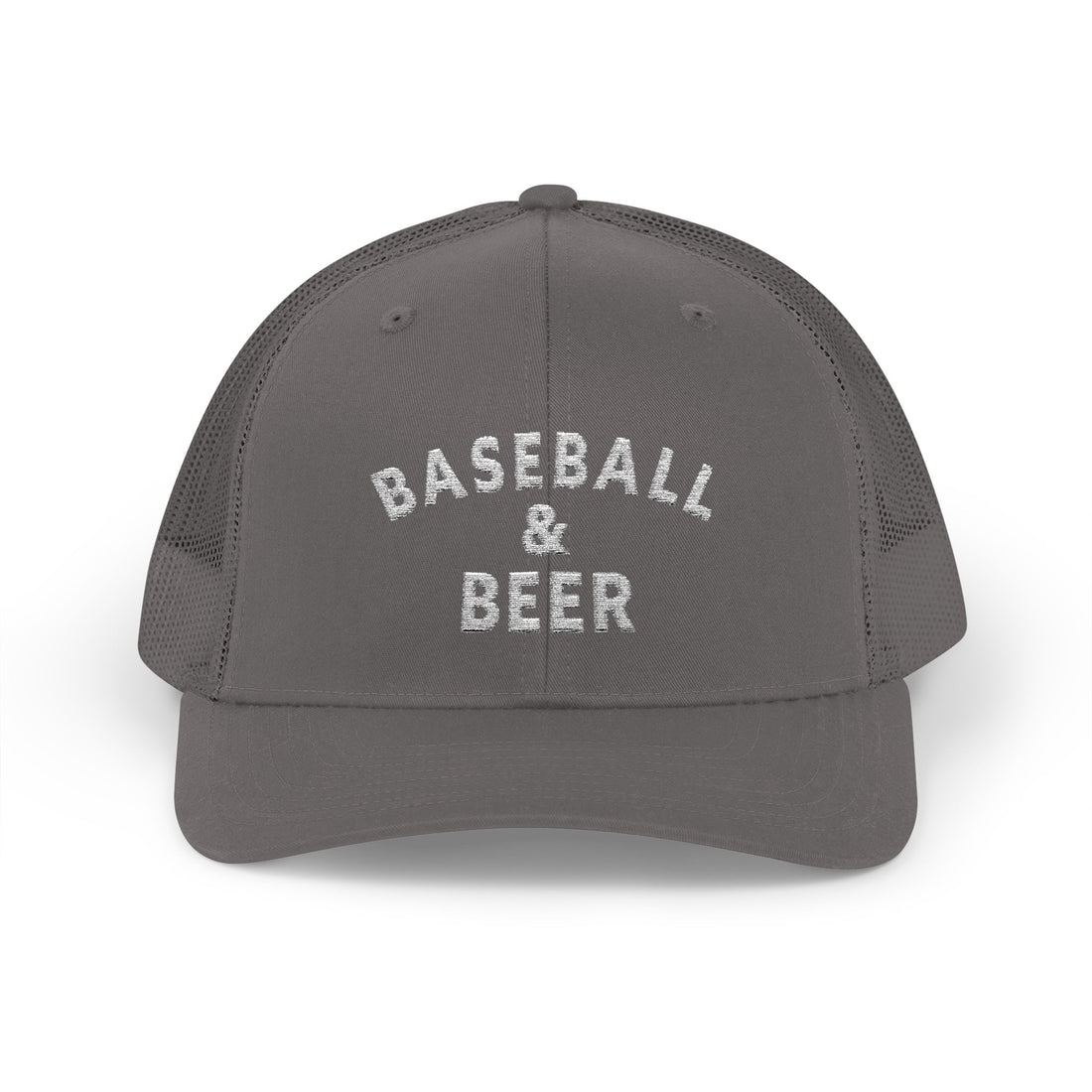 Baseball & Beer Snapback Trucker Cap