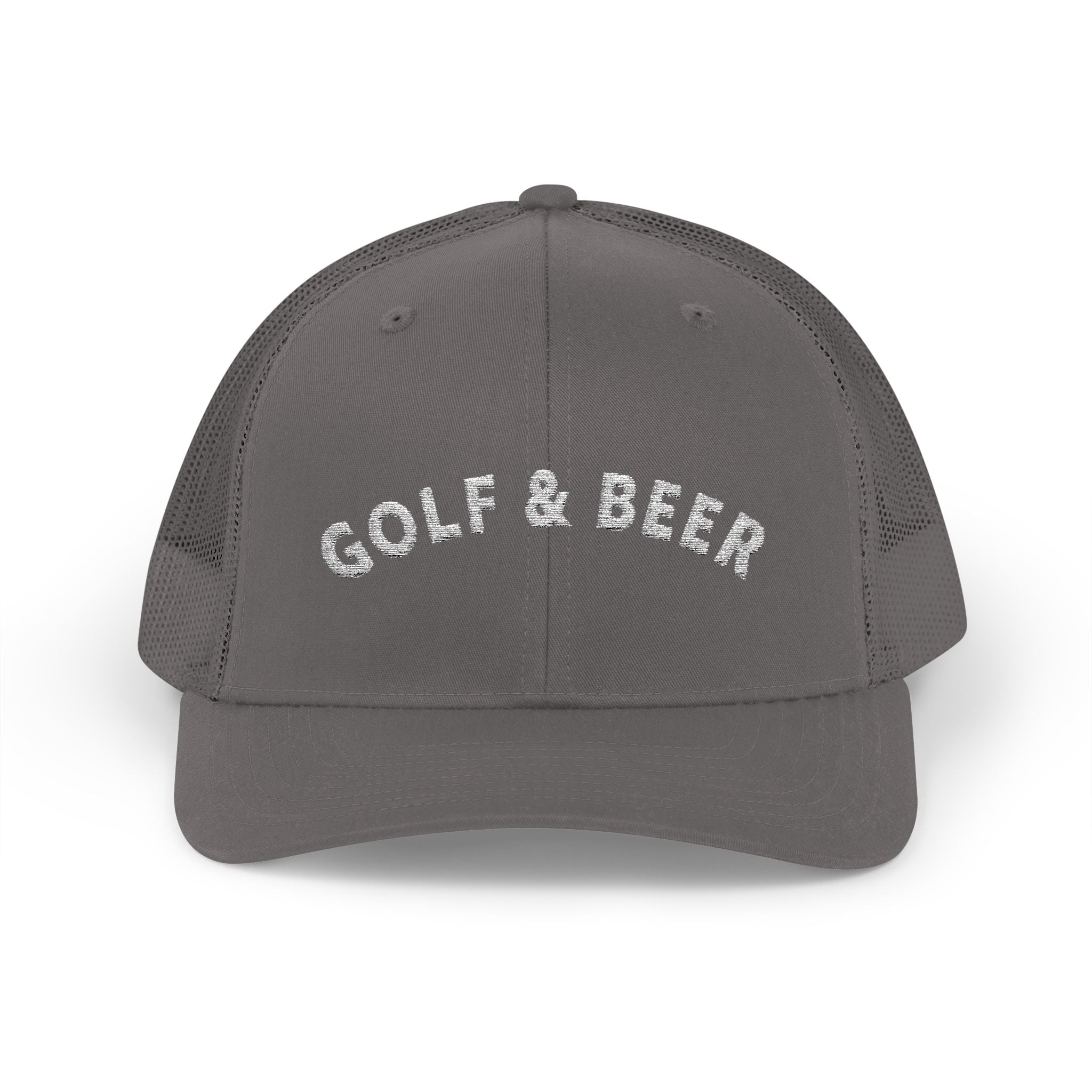 Golf & Beer Snapback Trucker Hat