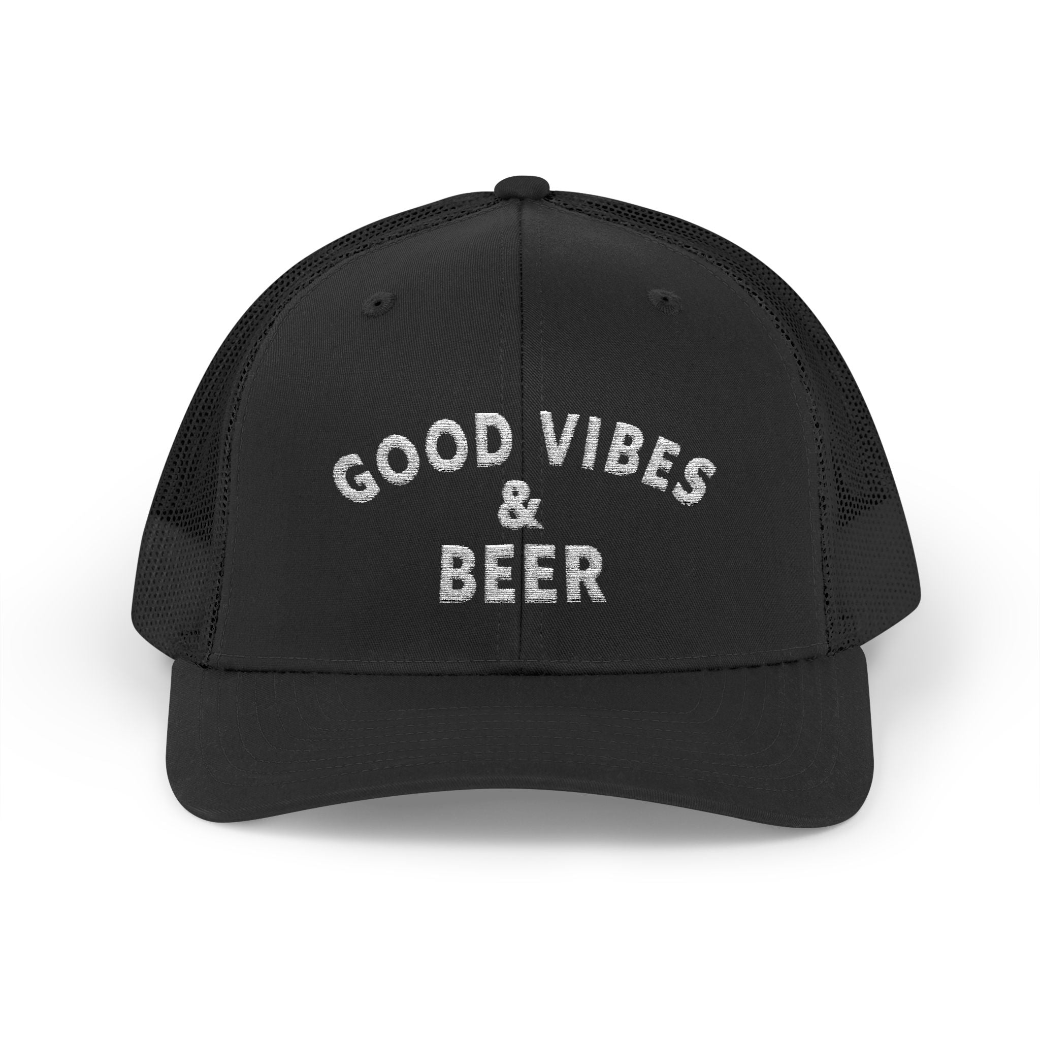 Good Vibes & Beer Snapback Trucker Cap