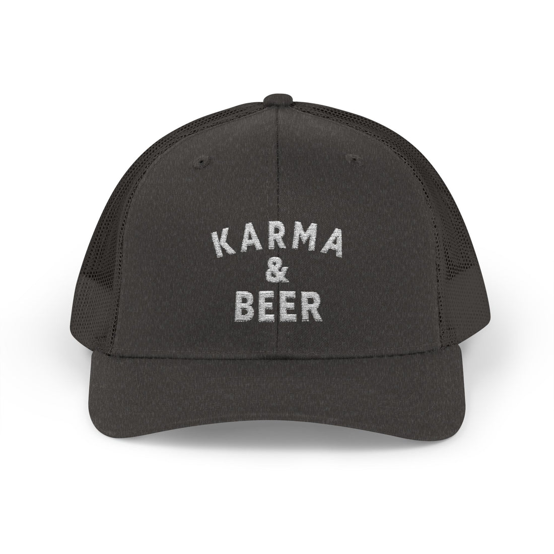 Karma & Beer Snapback Trucker Cap