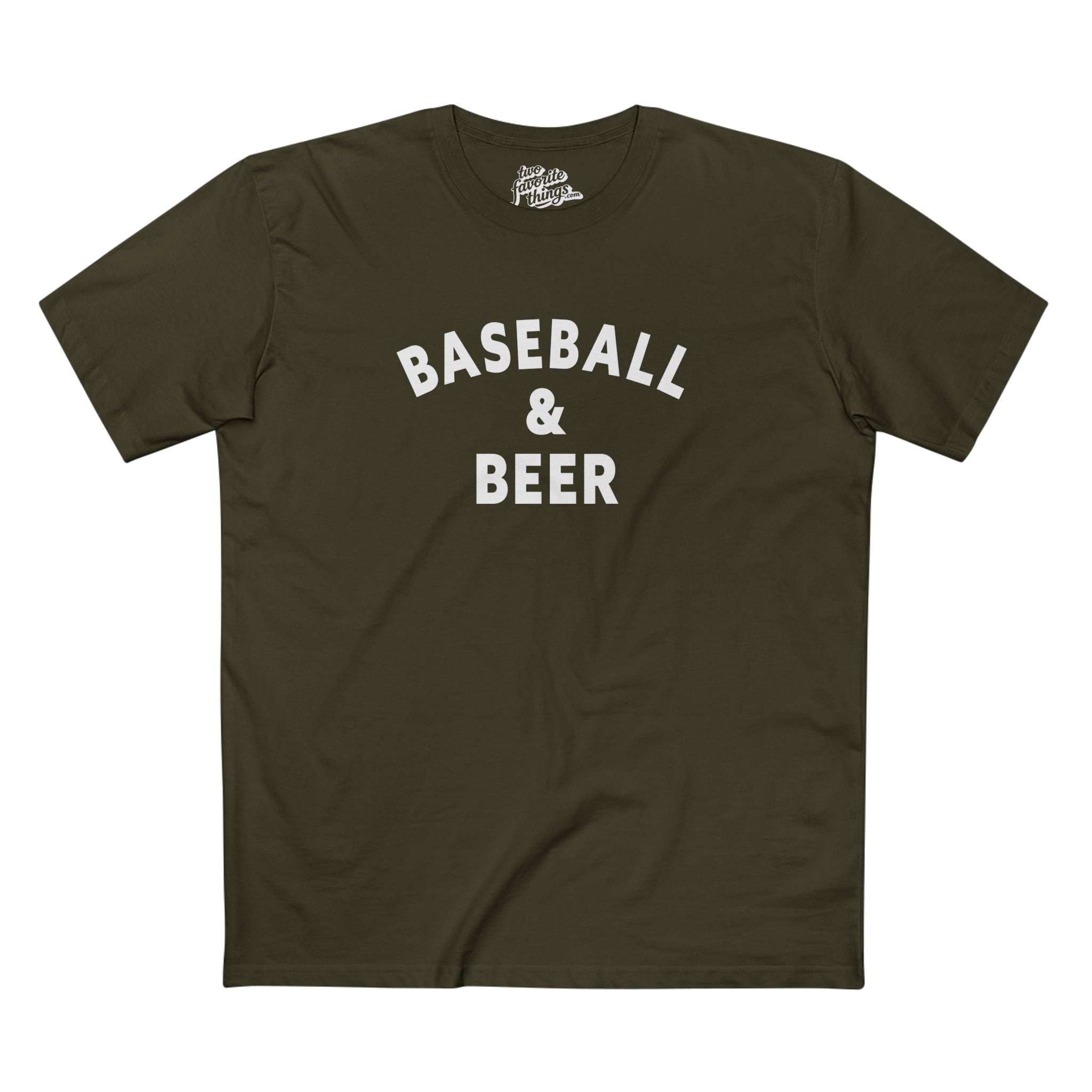 Baseball & Beer Crew Tee