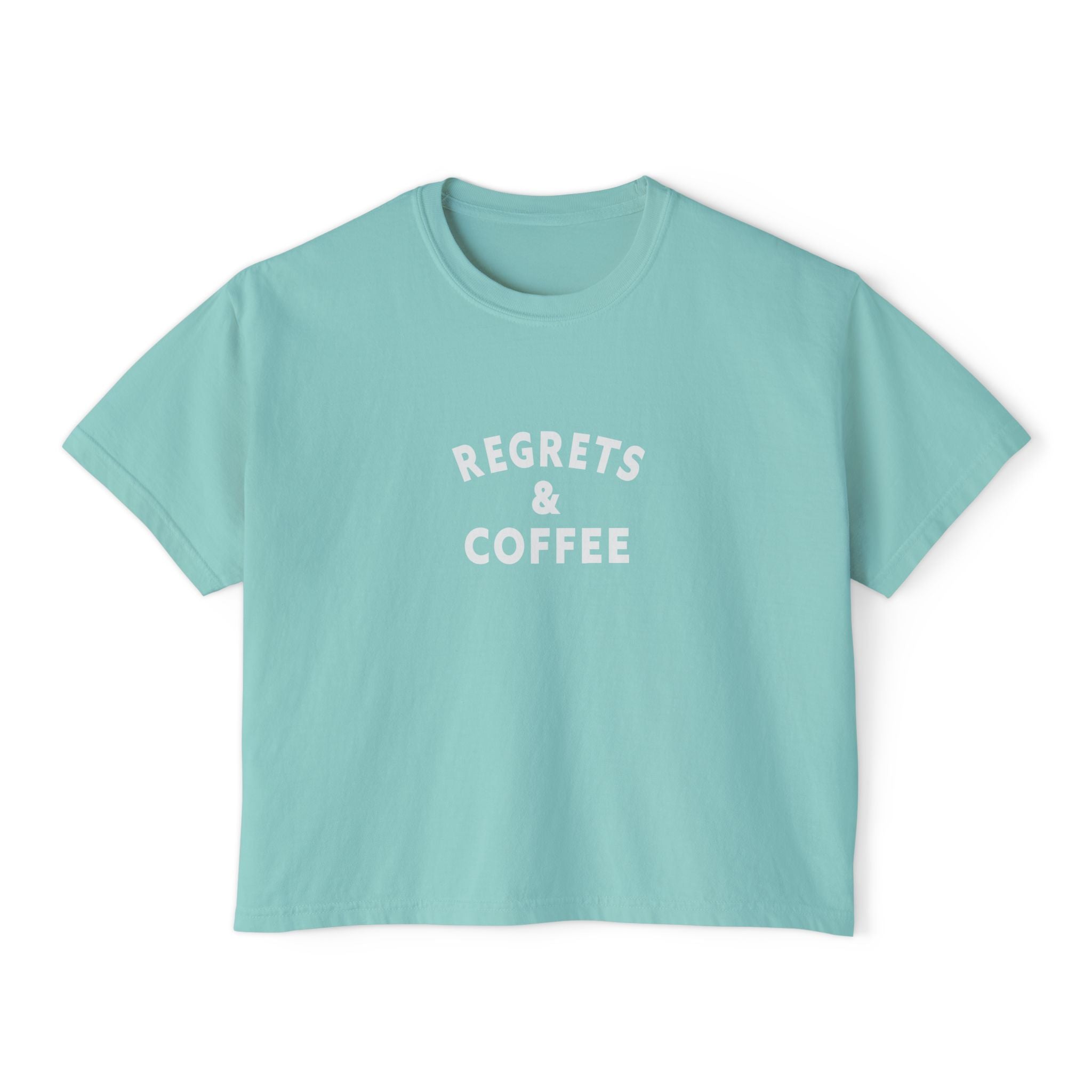 Regrets & Coffee Women's Boxy Tee