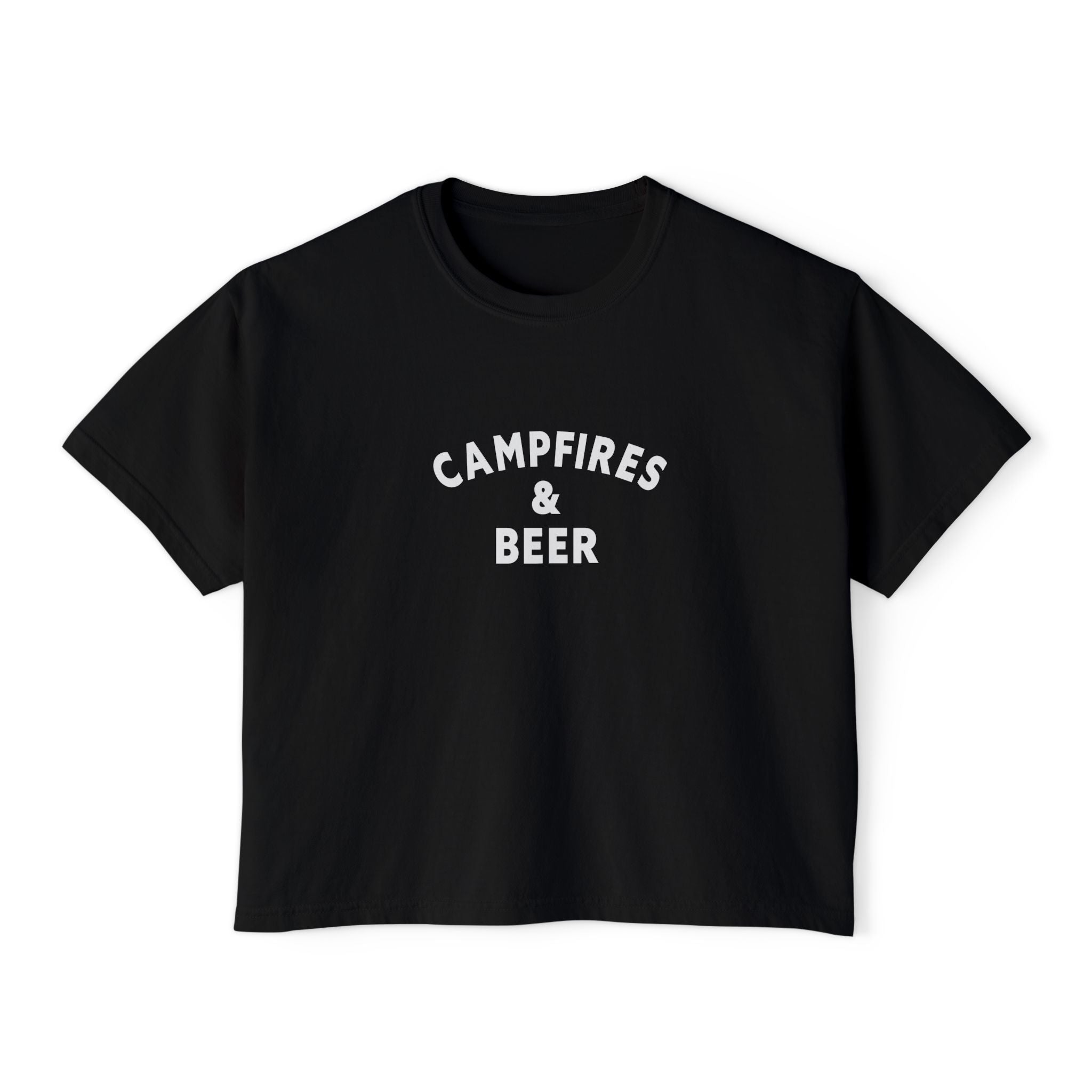 Campfires & Beer Women's Boxy Tee