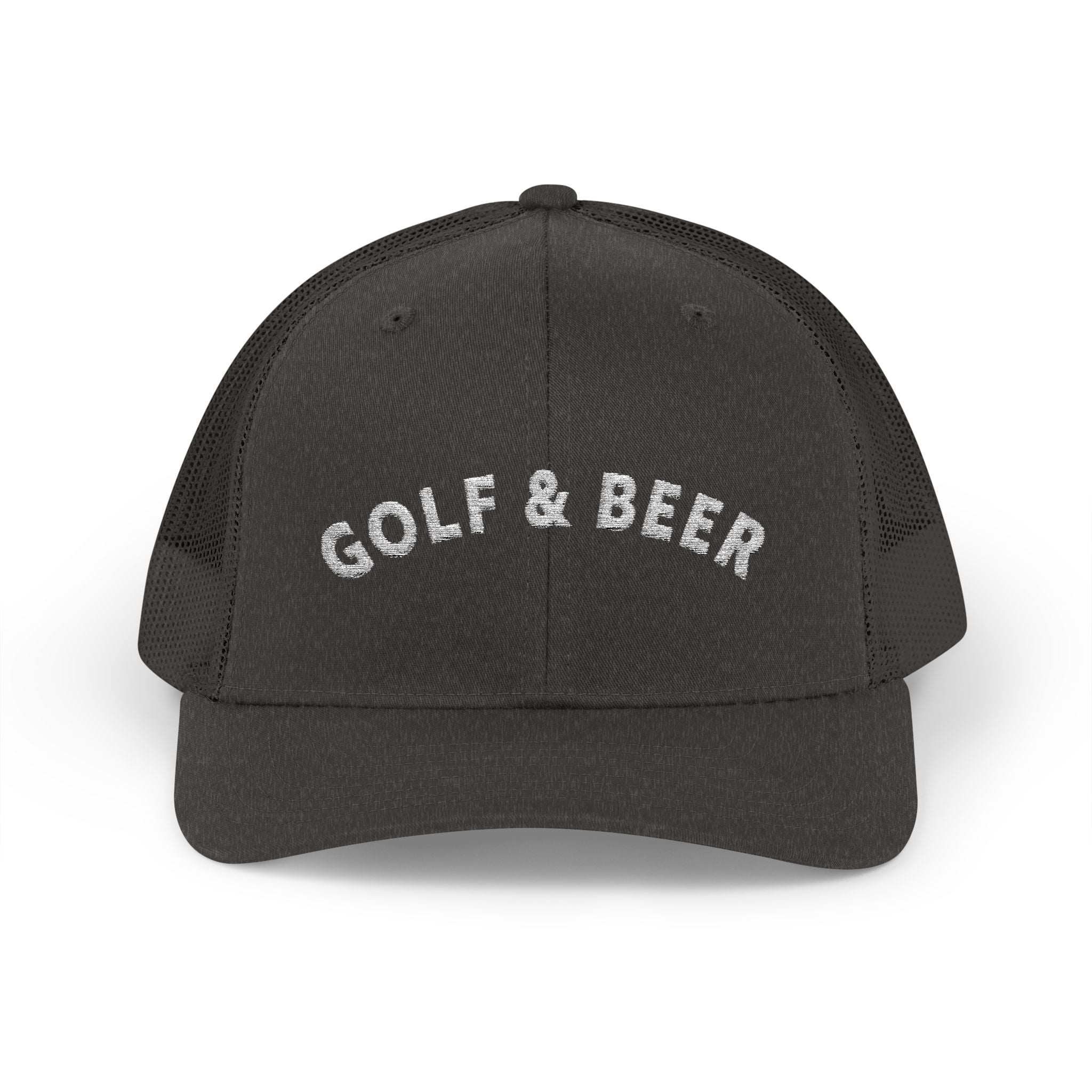 Golf & Beer Snapback Trucker Hat