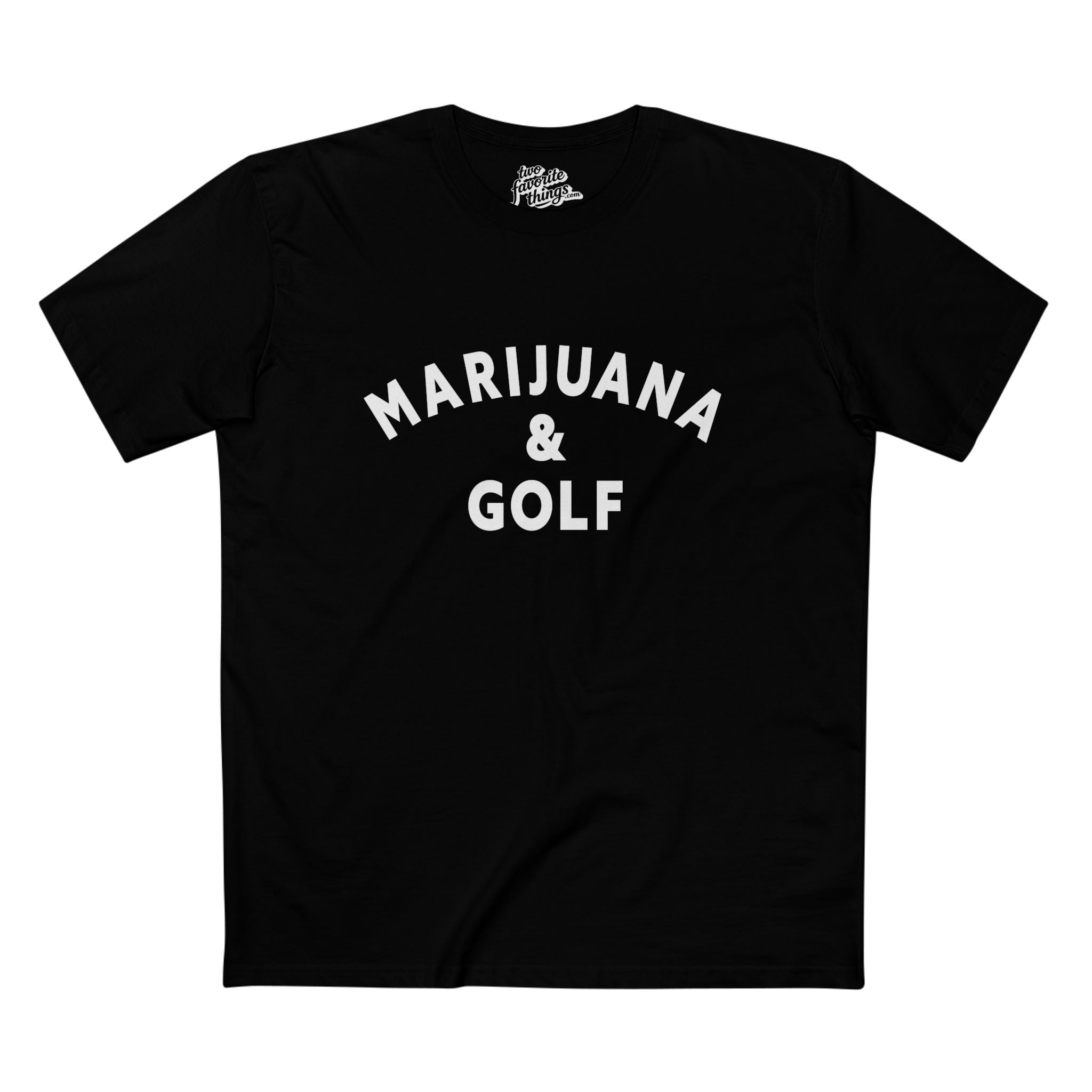 Marijuana & Golf Crew Tee