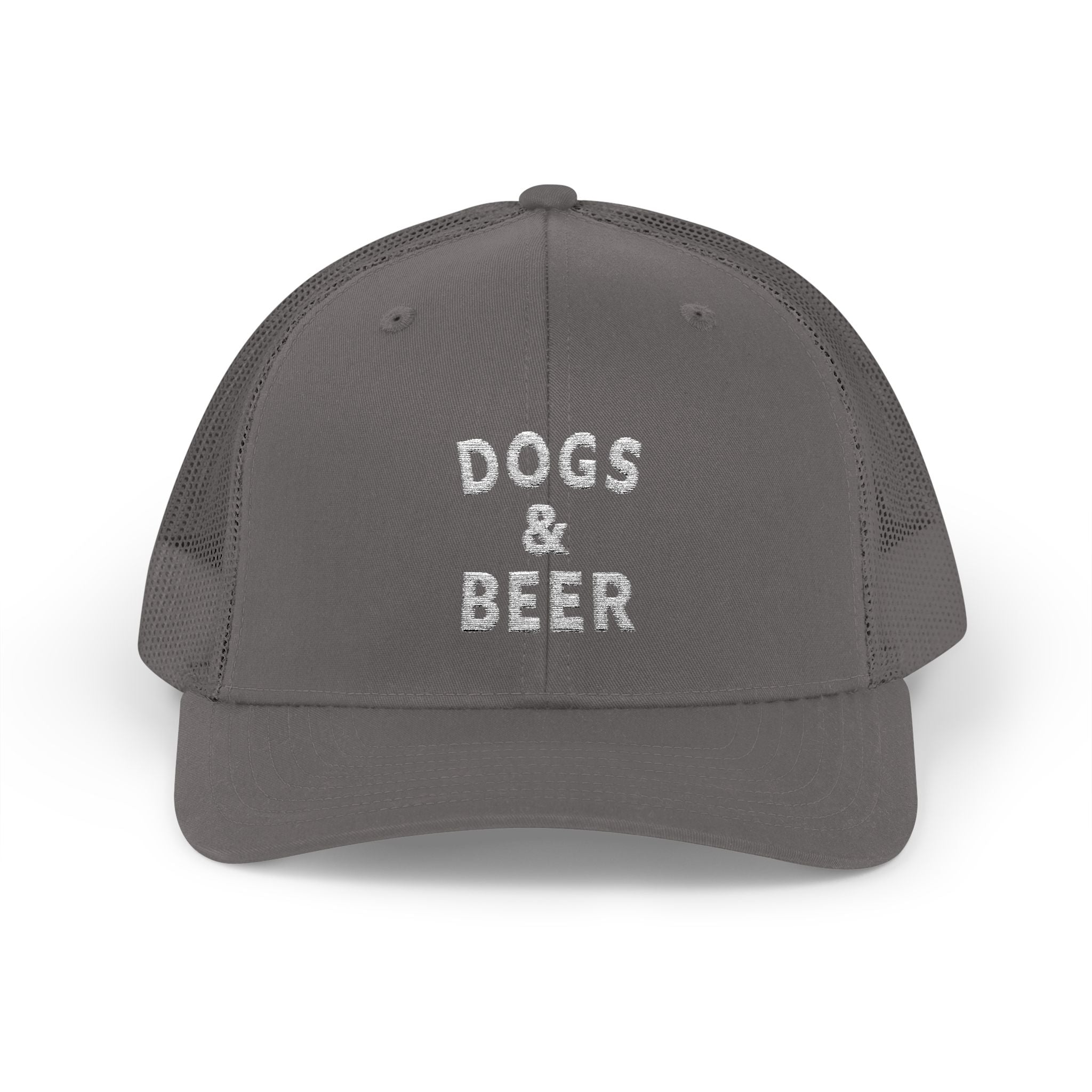 Dogs & Beer Snapback Trucker Cap