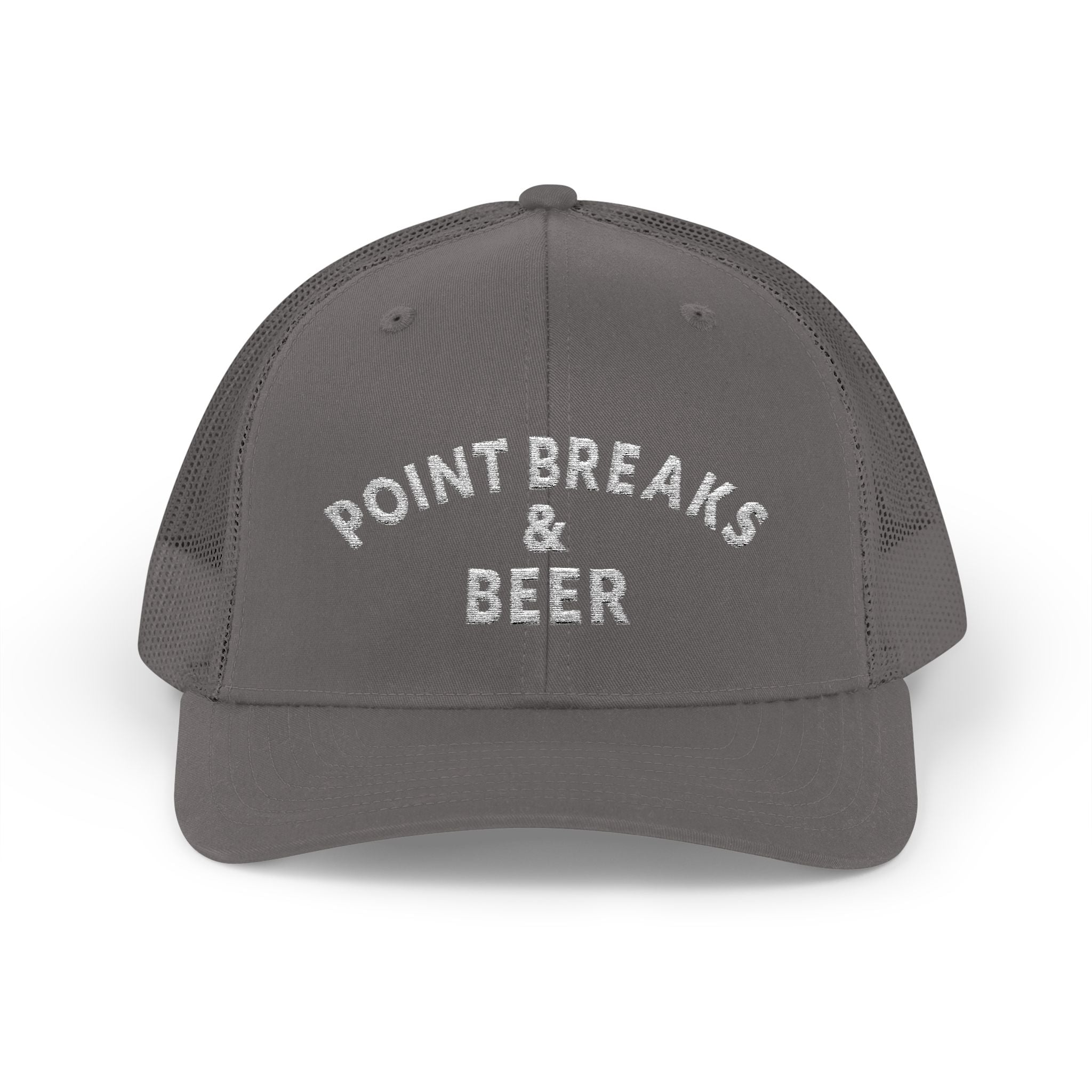 Point Breaks & Beer Snapback Trucker Cap