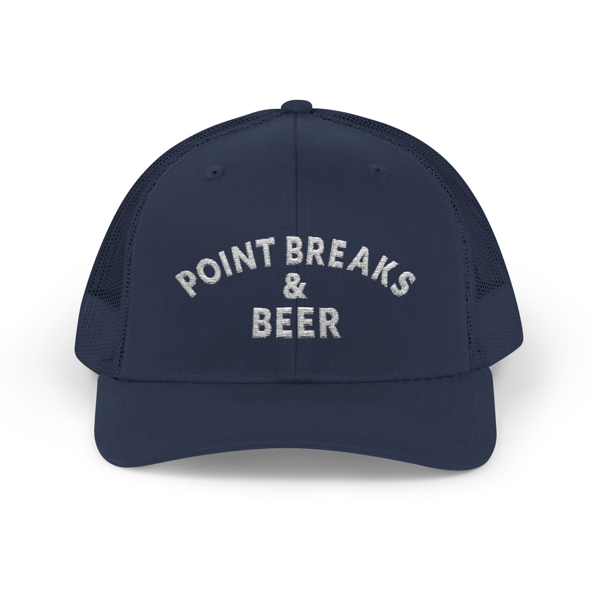 Point Breaks & Beer Snapback Trucker Cap