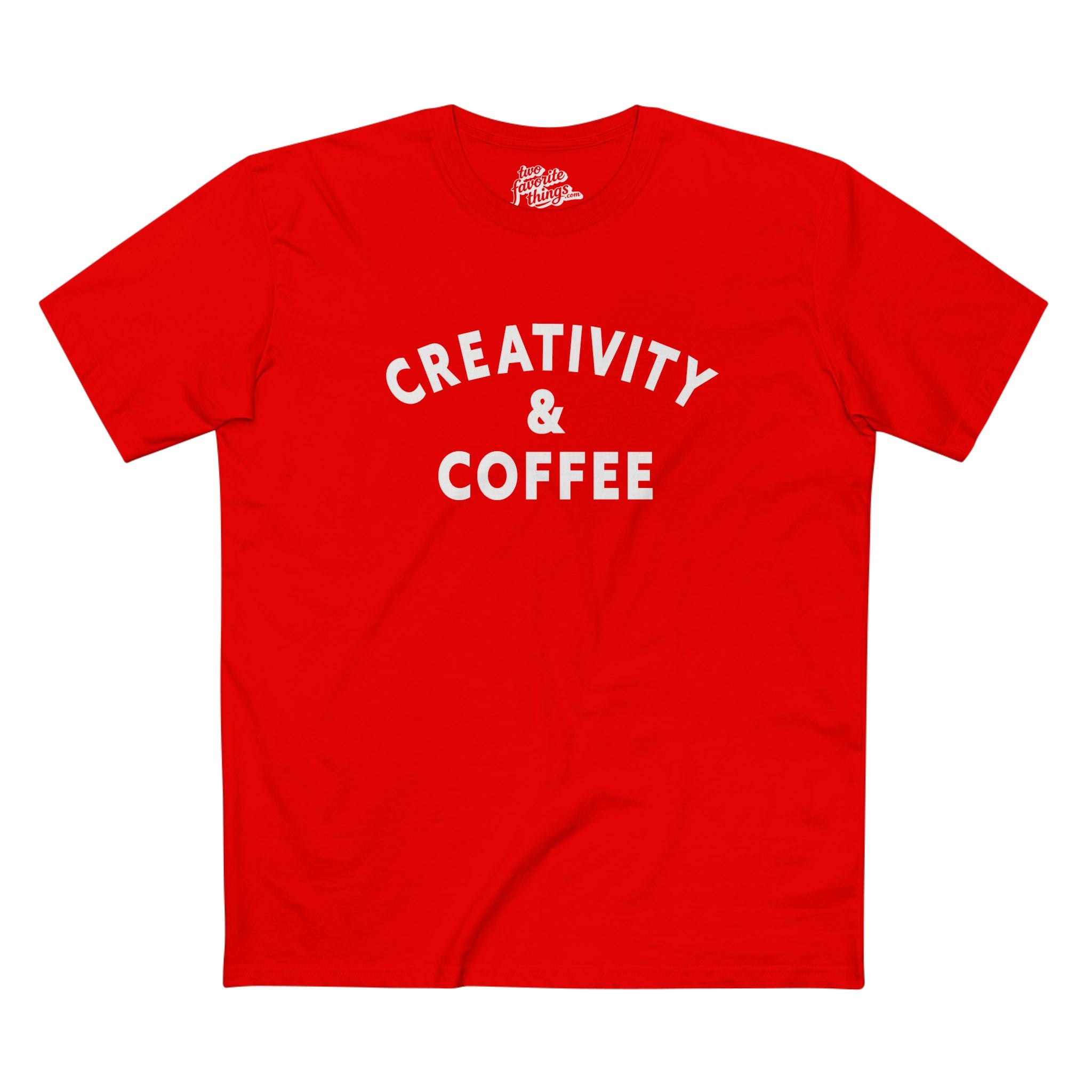 Creativity & Coffee Crew Tee
