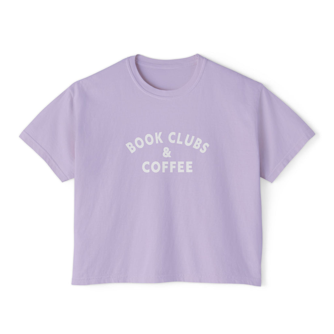 Book Clubs & Coffee Women's Boxy Tee