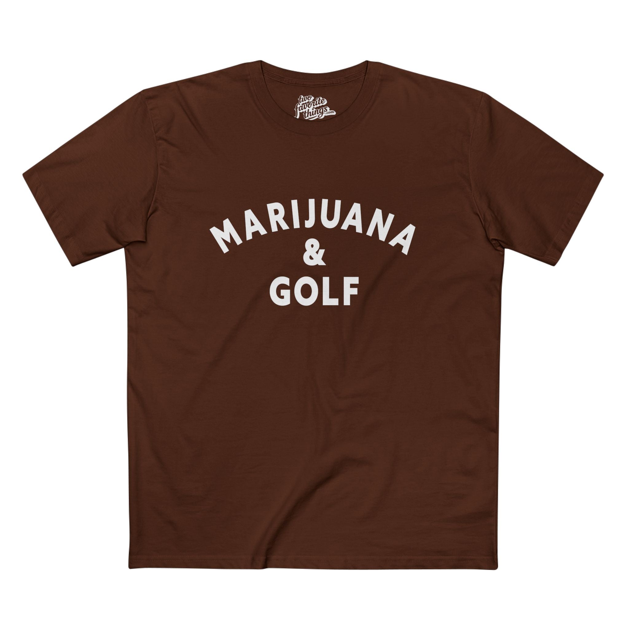 Marijuana & Golf Crew Tee