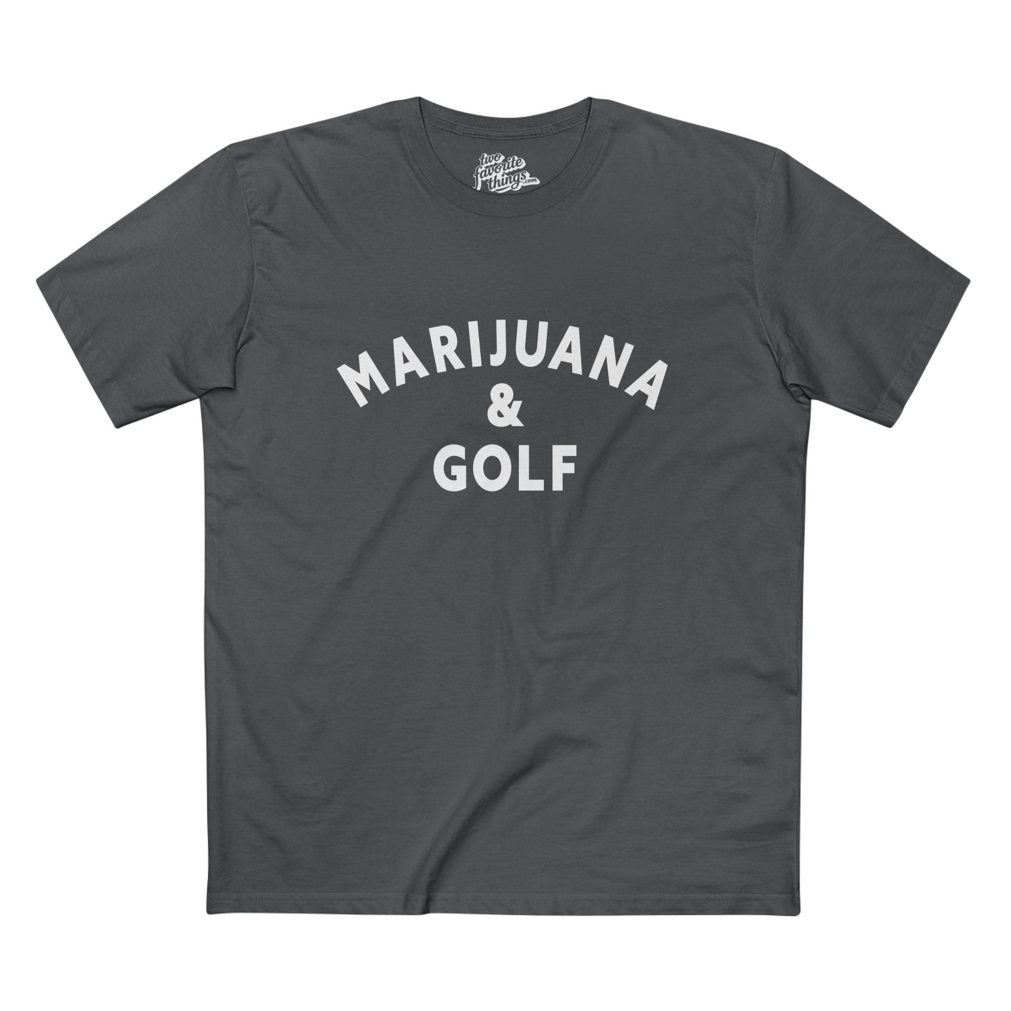 Marijuana & Golf Crew Tee