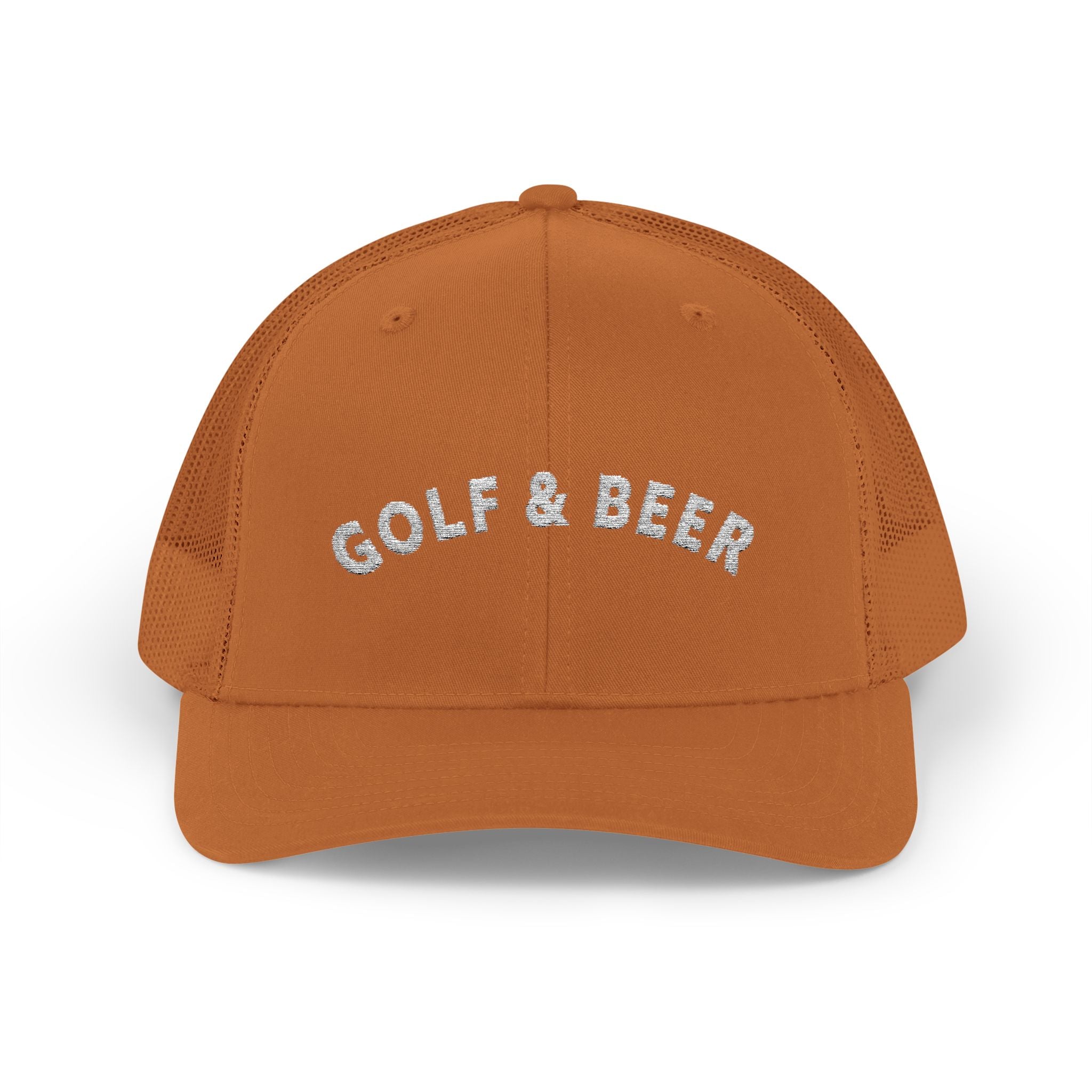 Golf & Beer Snapback Trucker Hat