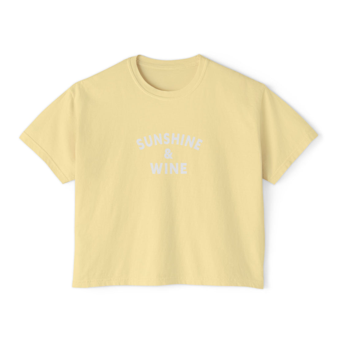 Sunshine & Wine Women's Boxy Tee
