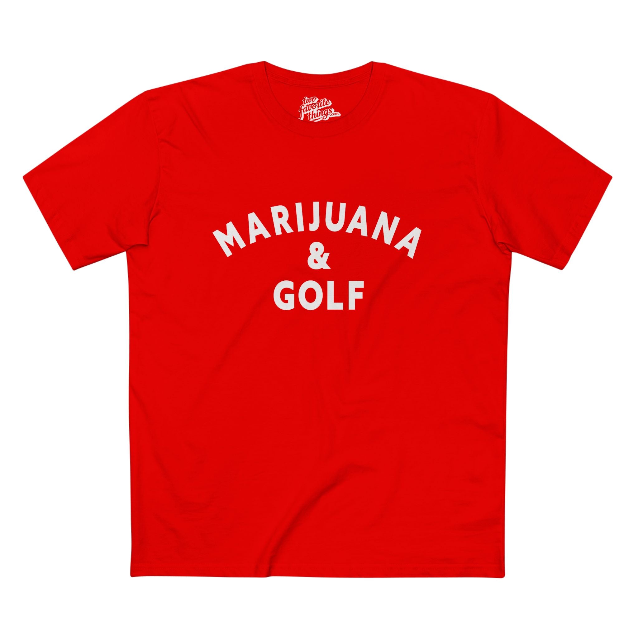 Marijuana & Golf Crew Tee