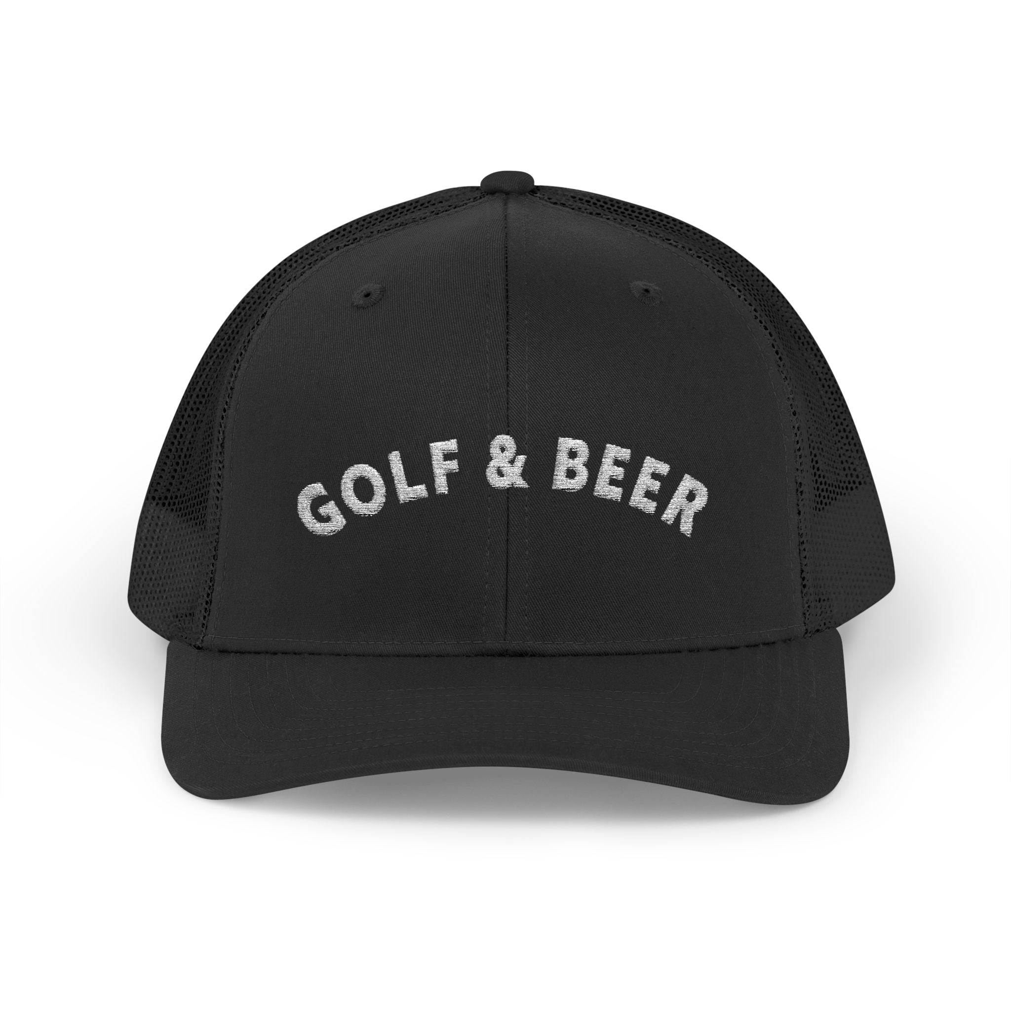 Golf & Beer Snapback Trucker Hat