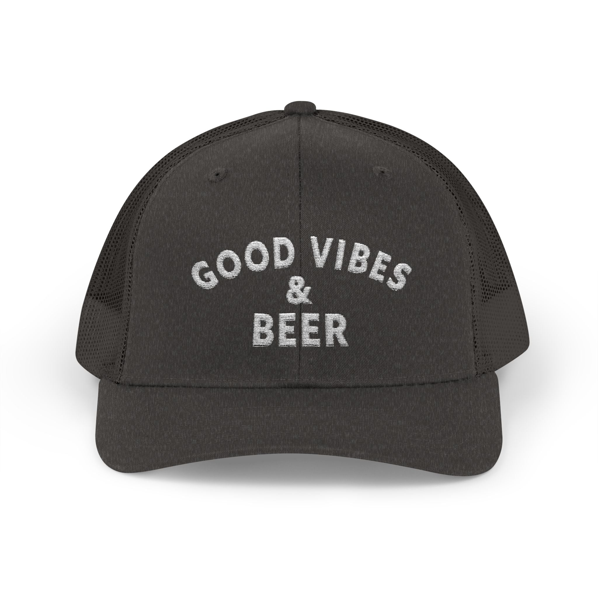 Good Vibes & Beer Snapback Trucker Cap