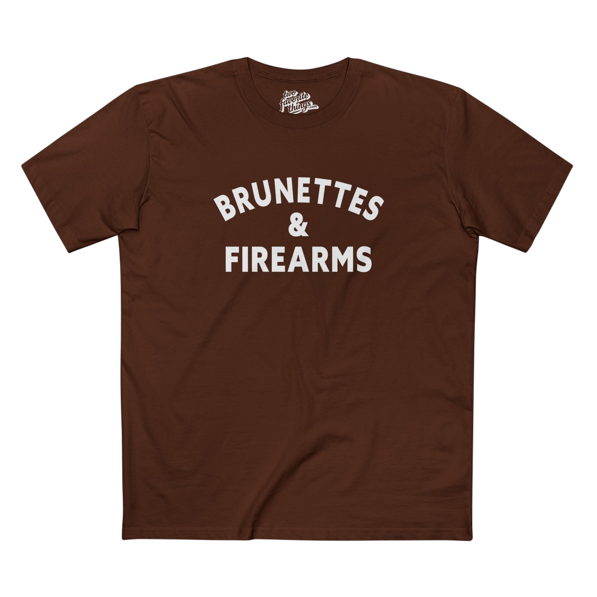 Brunettes & Firearms Crew Tee