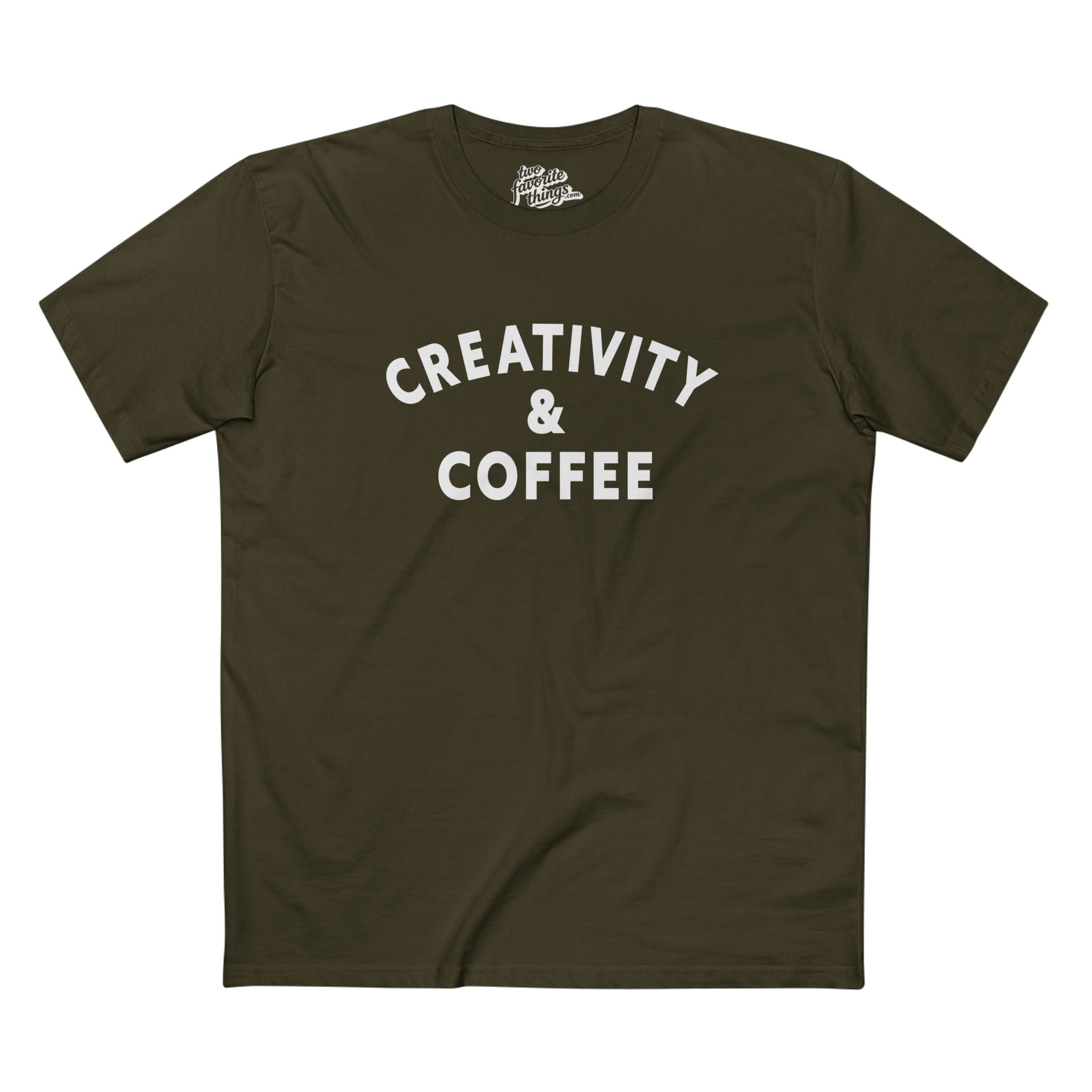 Creativity & Coffee Crew Tee