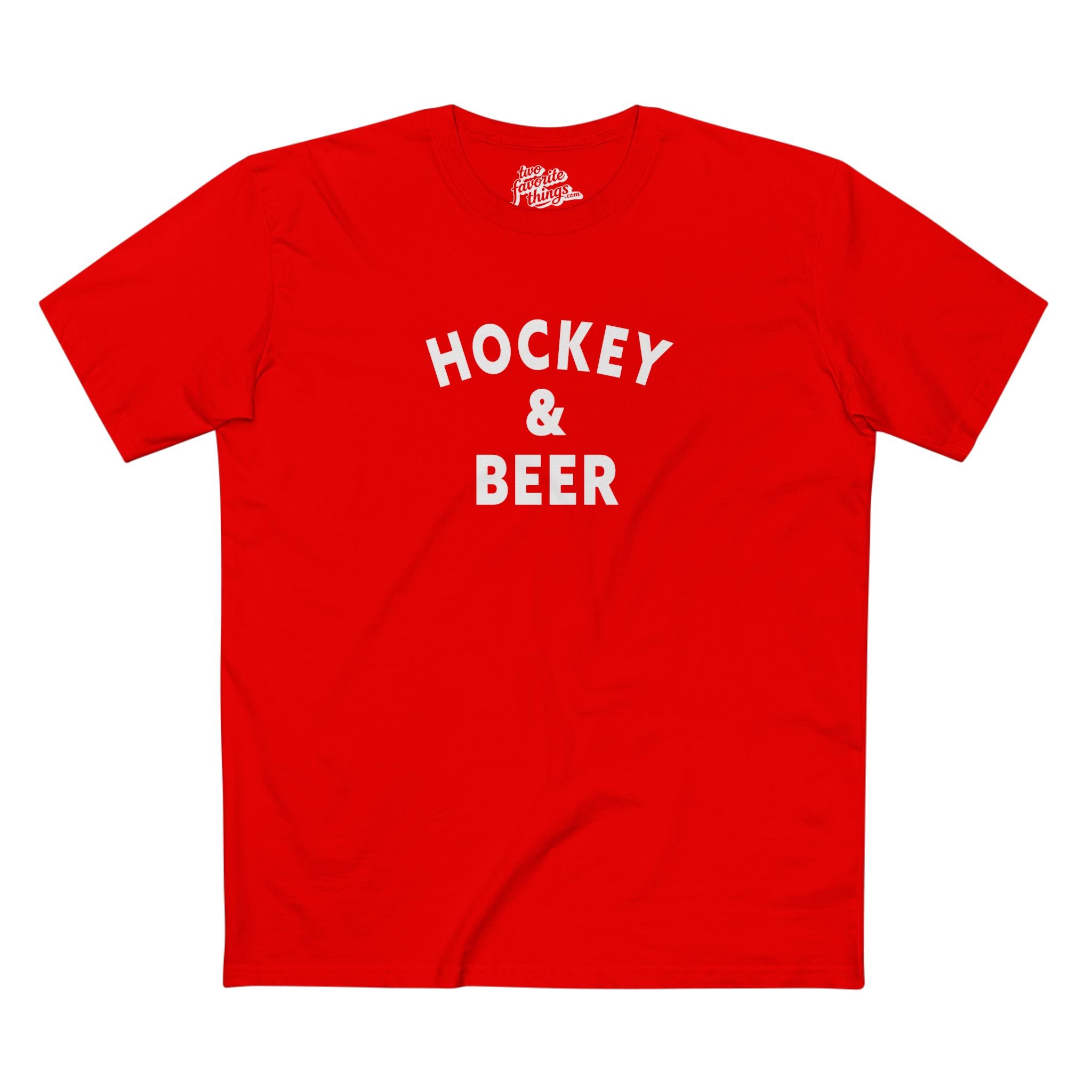 Hockey & Beer Crew Tee