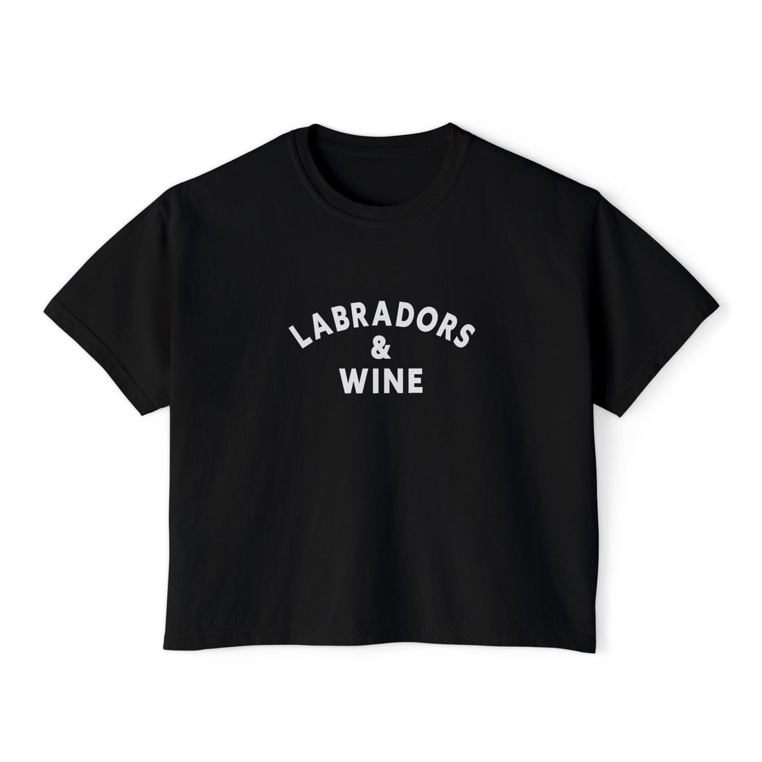 Labradors & Wine Women's Boxy Tee