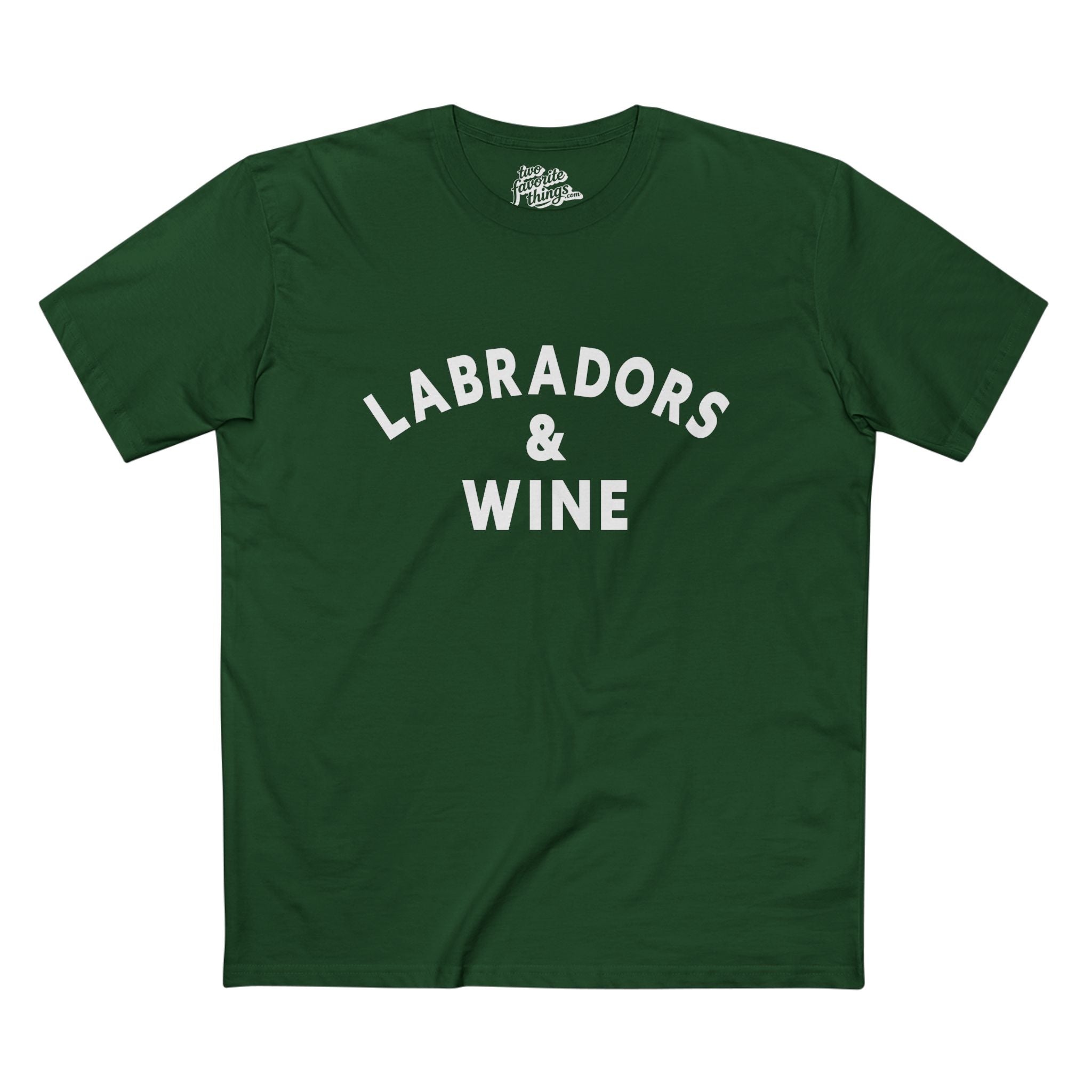 Labradors & Wine Crew Tee