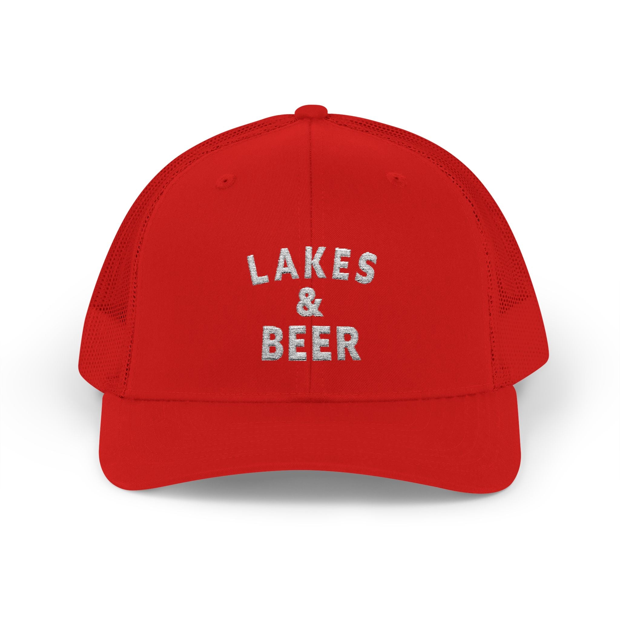 Lakes & Beer Snapback Trucker Cap