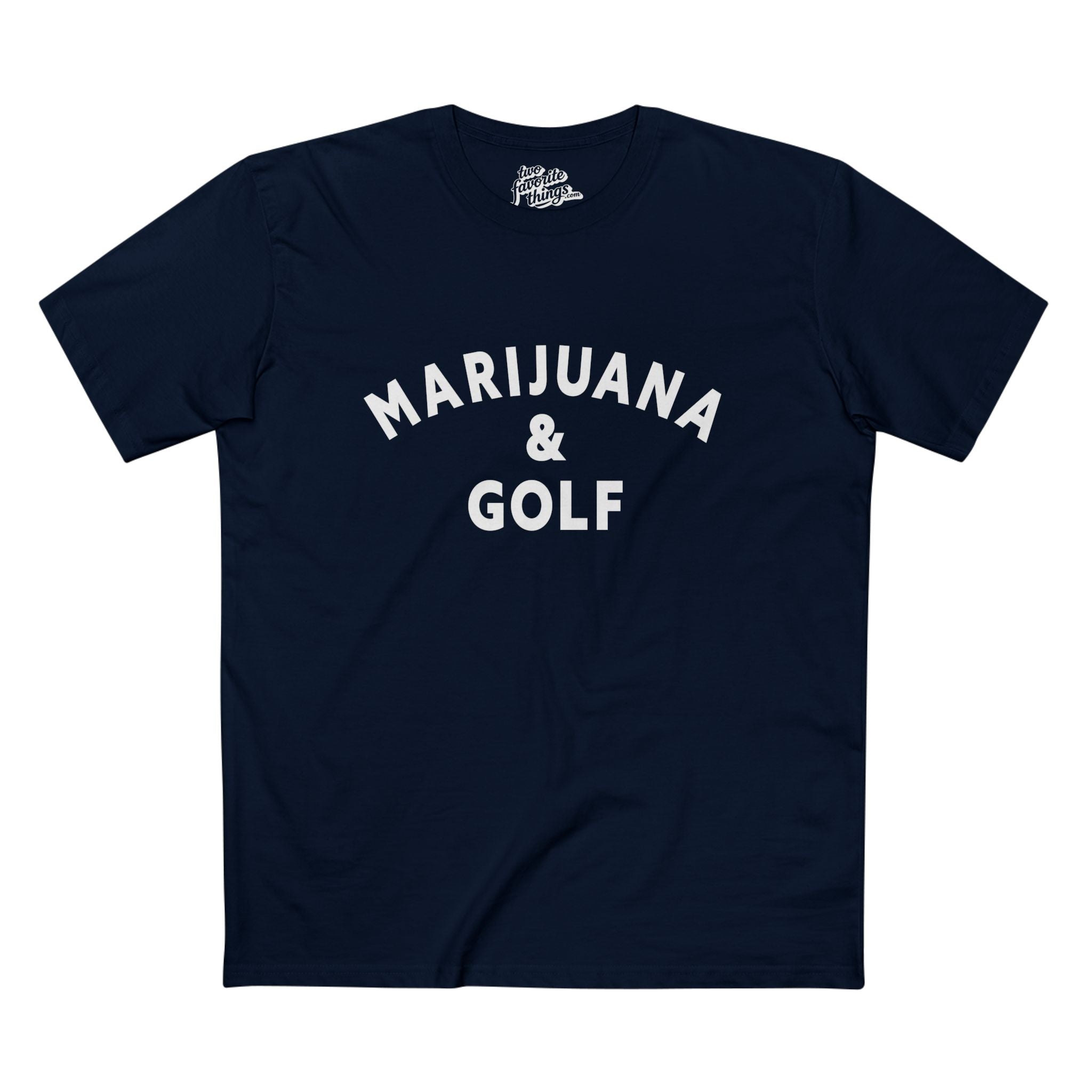 Marijuana & Golf Crew Tee