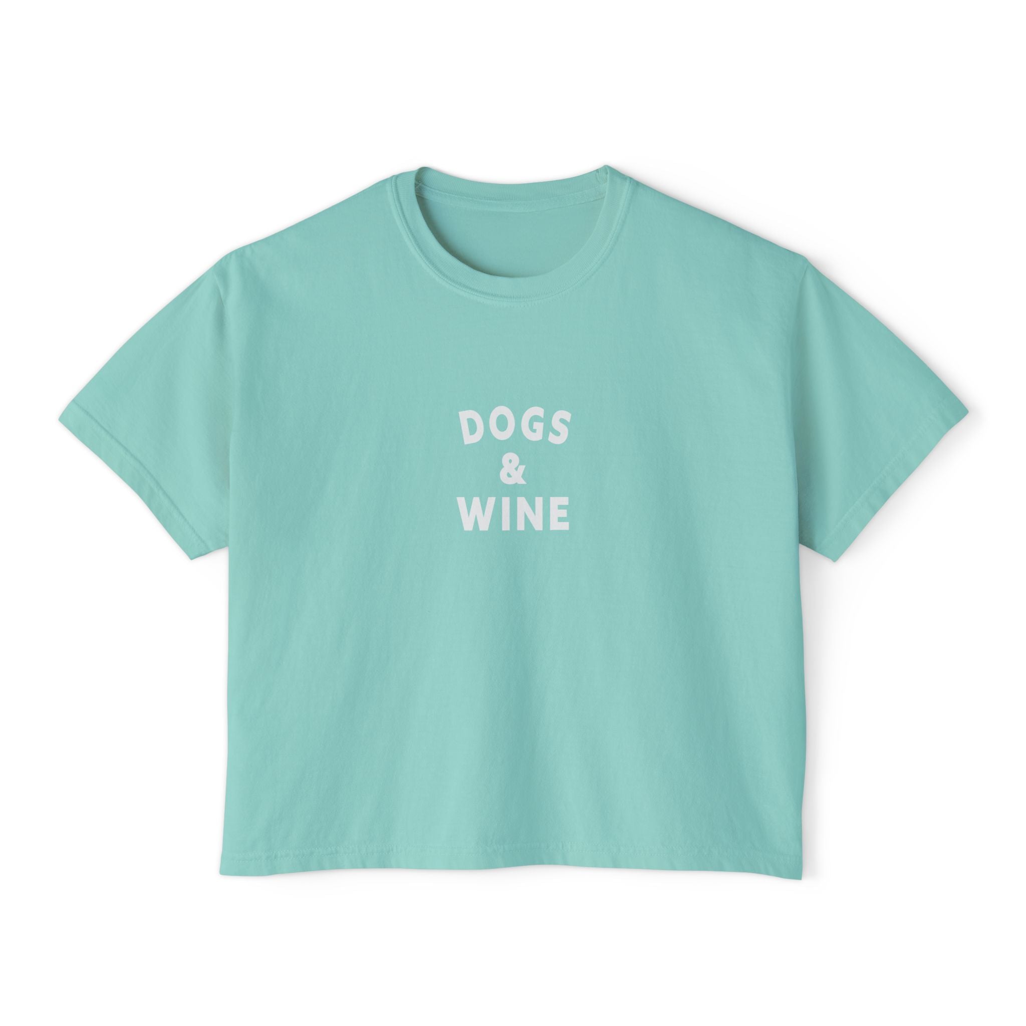 Dogs & Wine Women's Boxy Tee