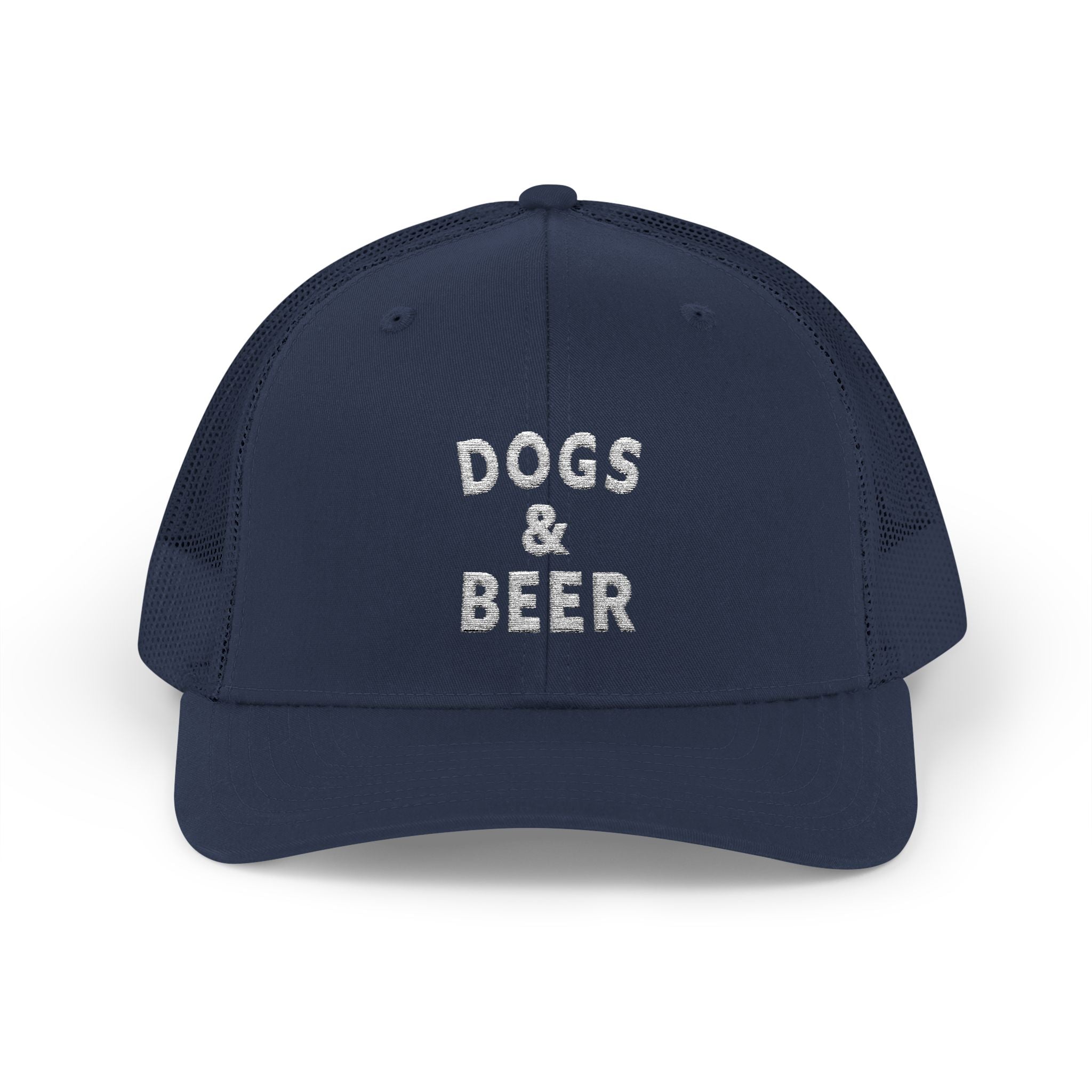 Dogs & Beer Snapback Trucker Cap