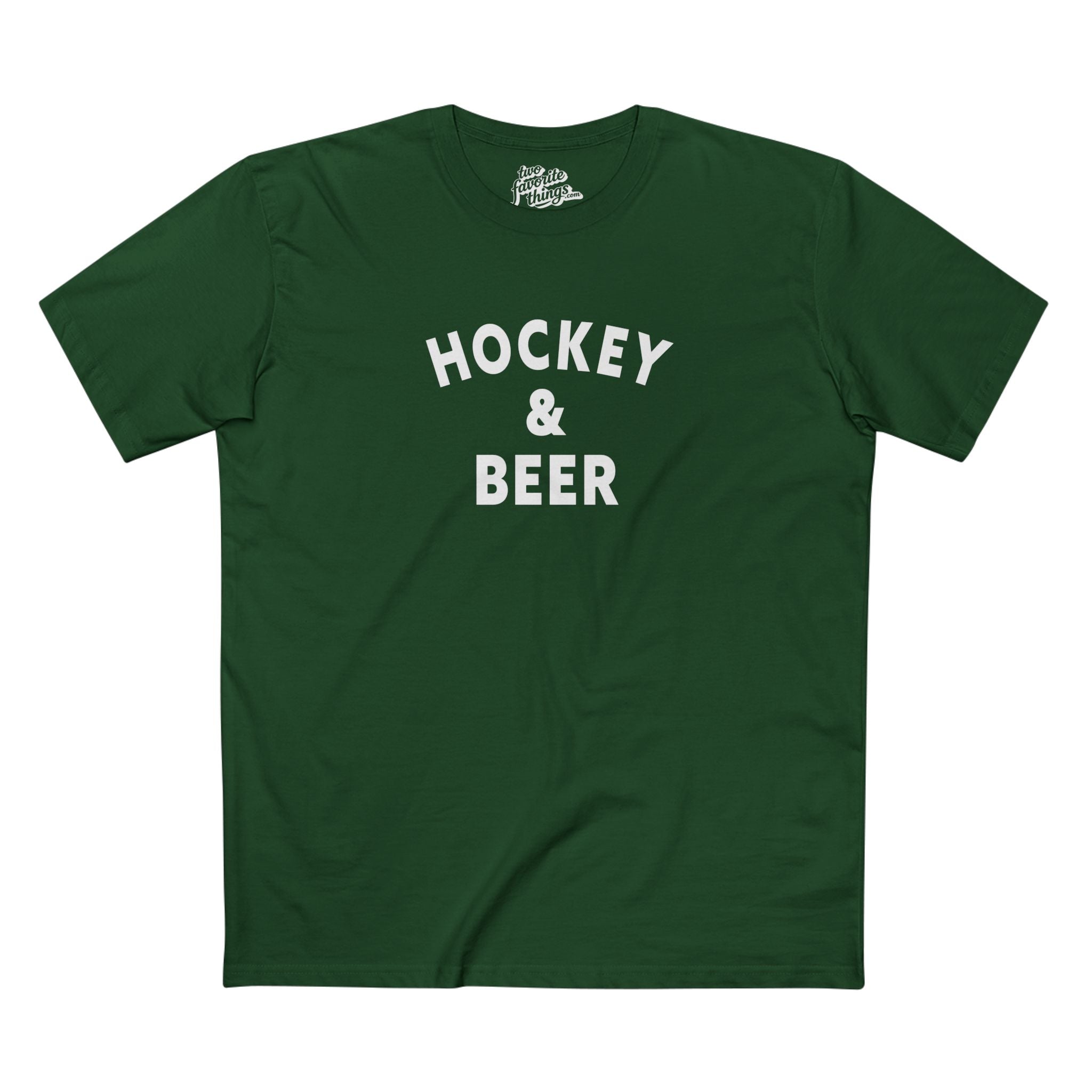 Hockey & Beer Crew Tee