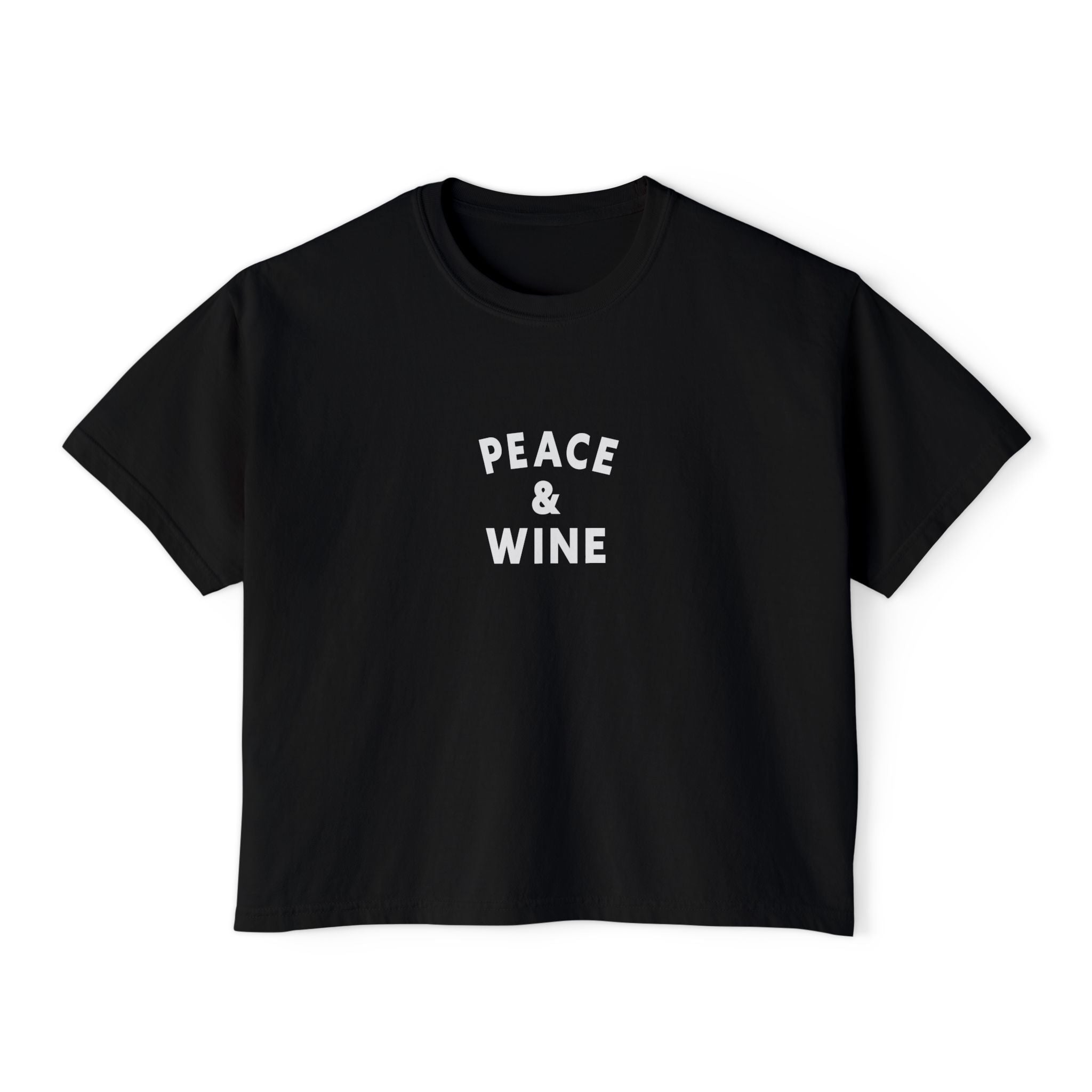 Peace & Wine Women's Boxy Tee