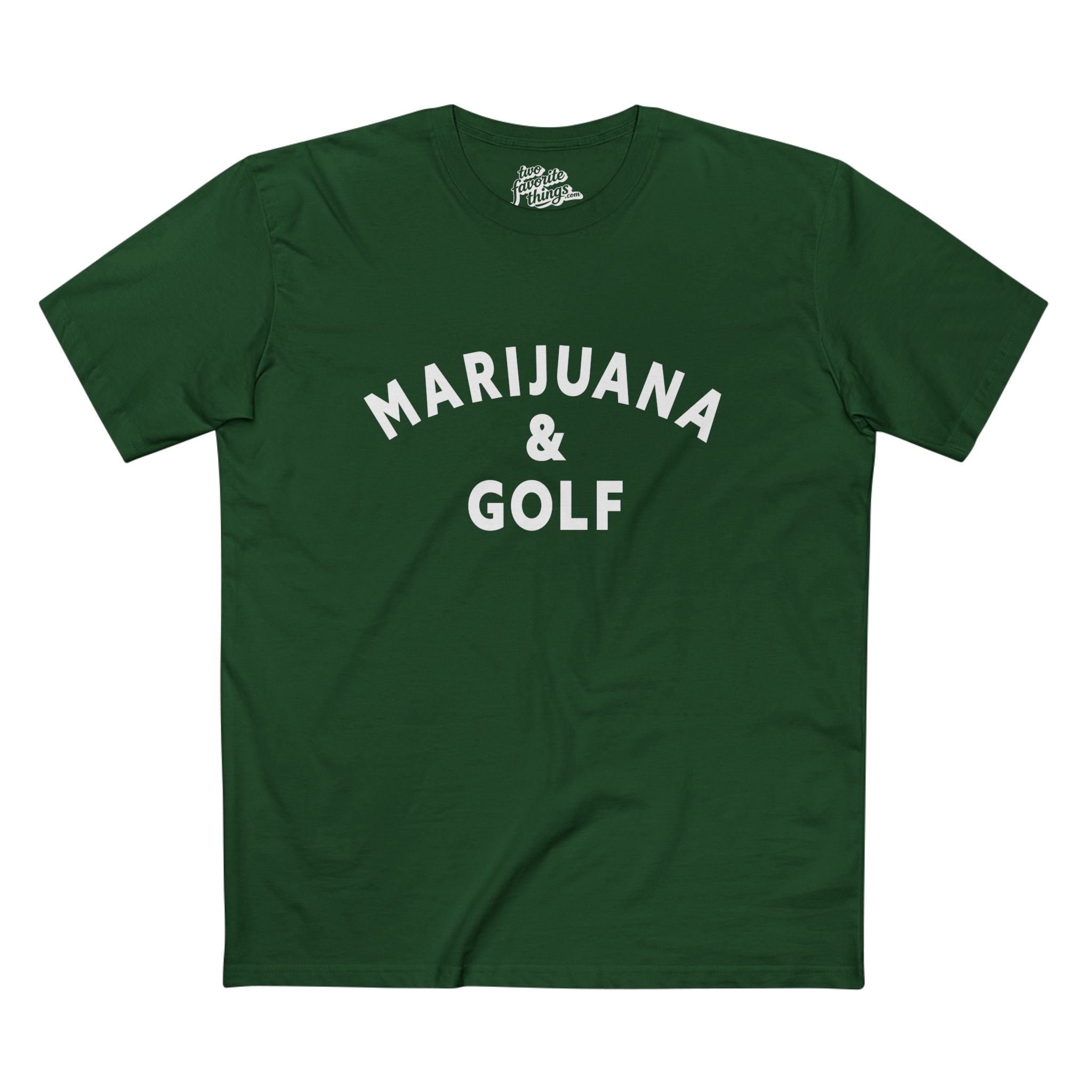 Marijuana & Golf Crew Tee