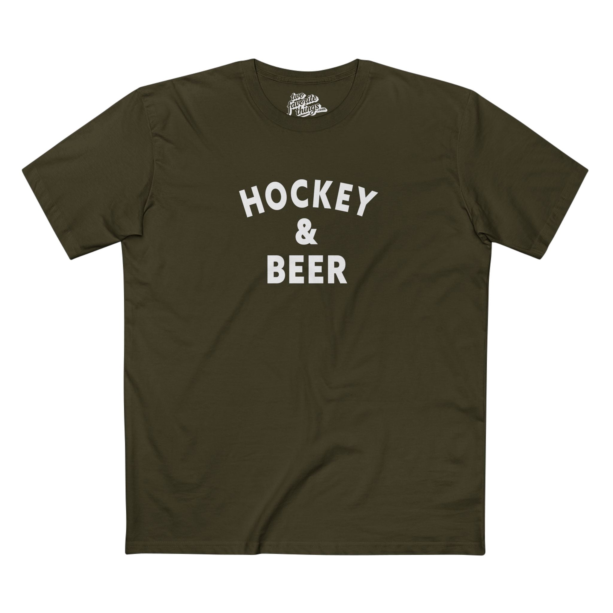 Hockey & Beer Crew Tee