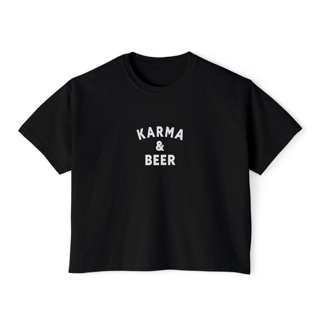 Karma & Beer Women's Boxy Tee
