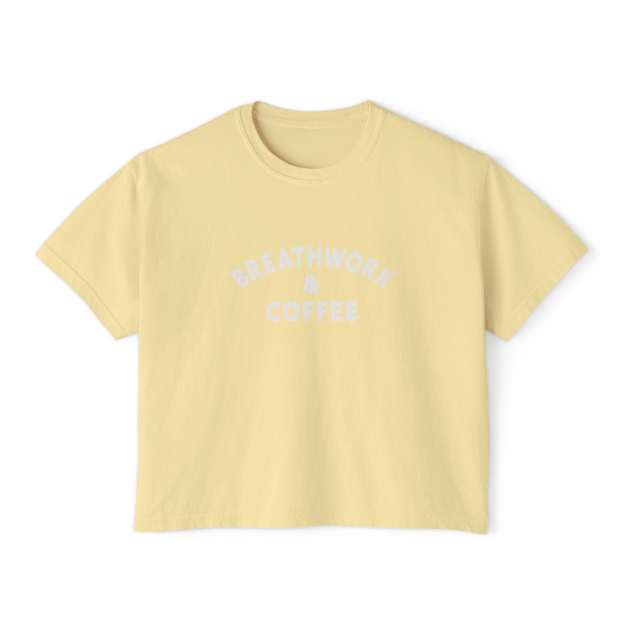 Breathwork & Coffee Women's Boxy Tee