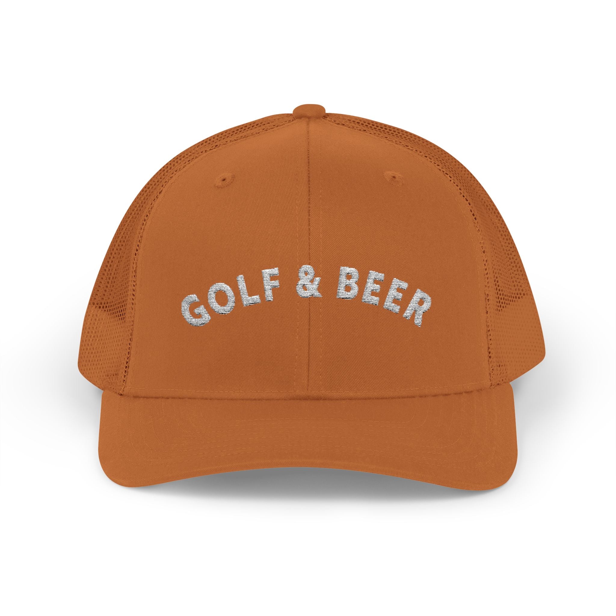 Golf & Beer Snapback Trucker Hat