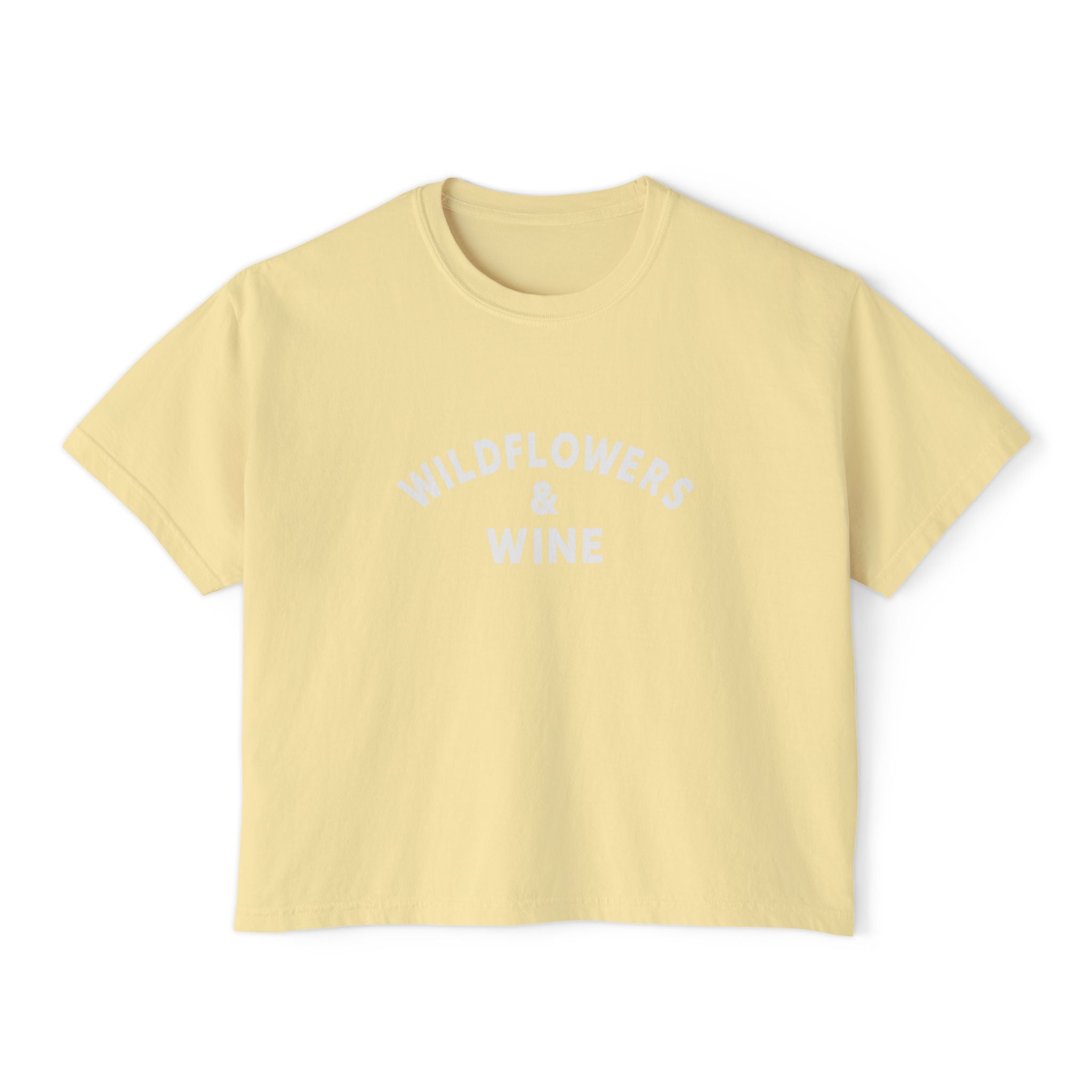 Wildflowers & Wine Women's Boxy Tee