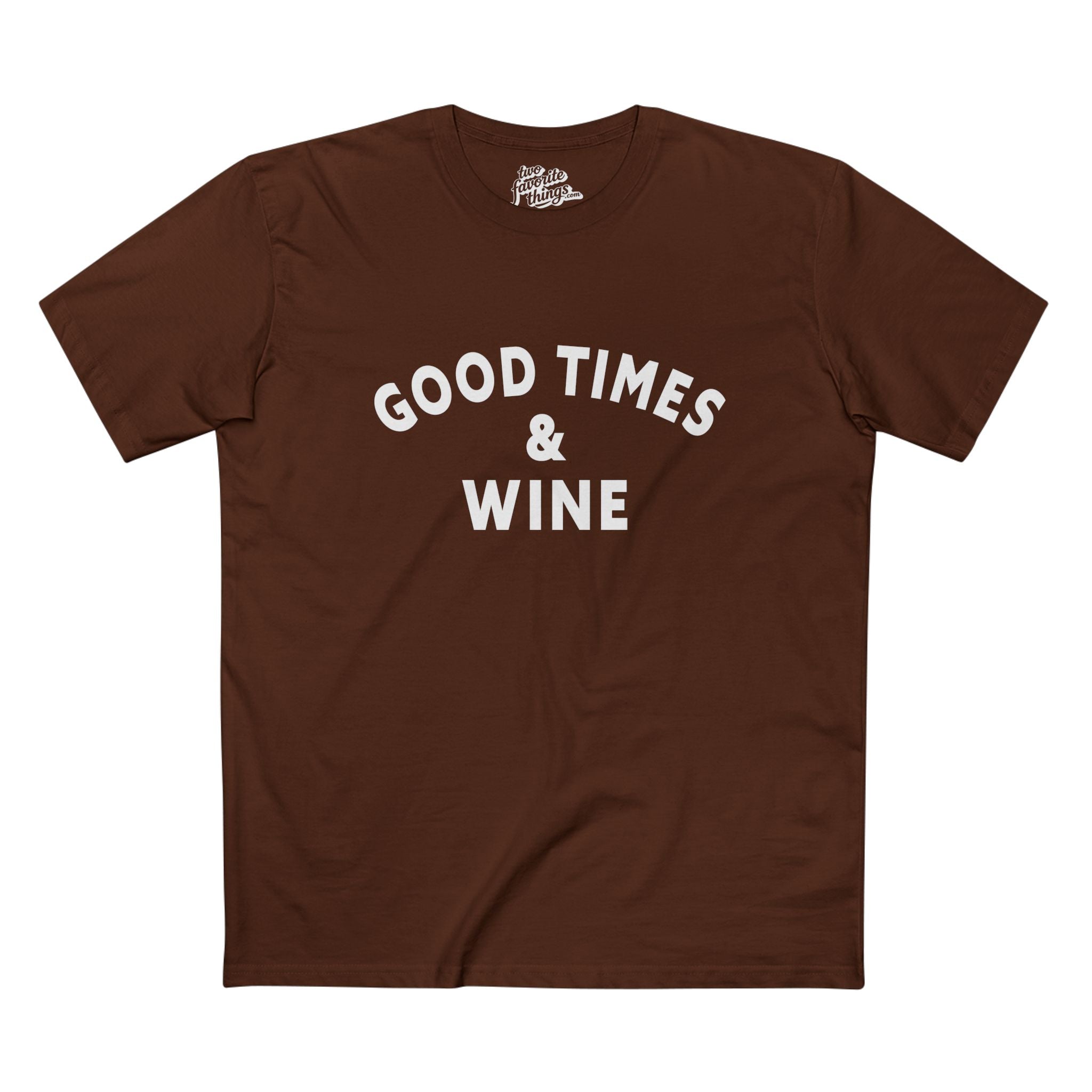 Good Times & Wine Crew Tee